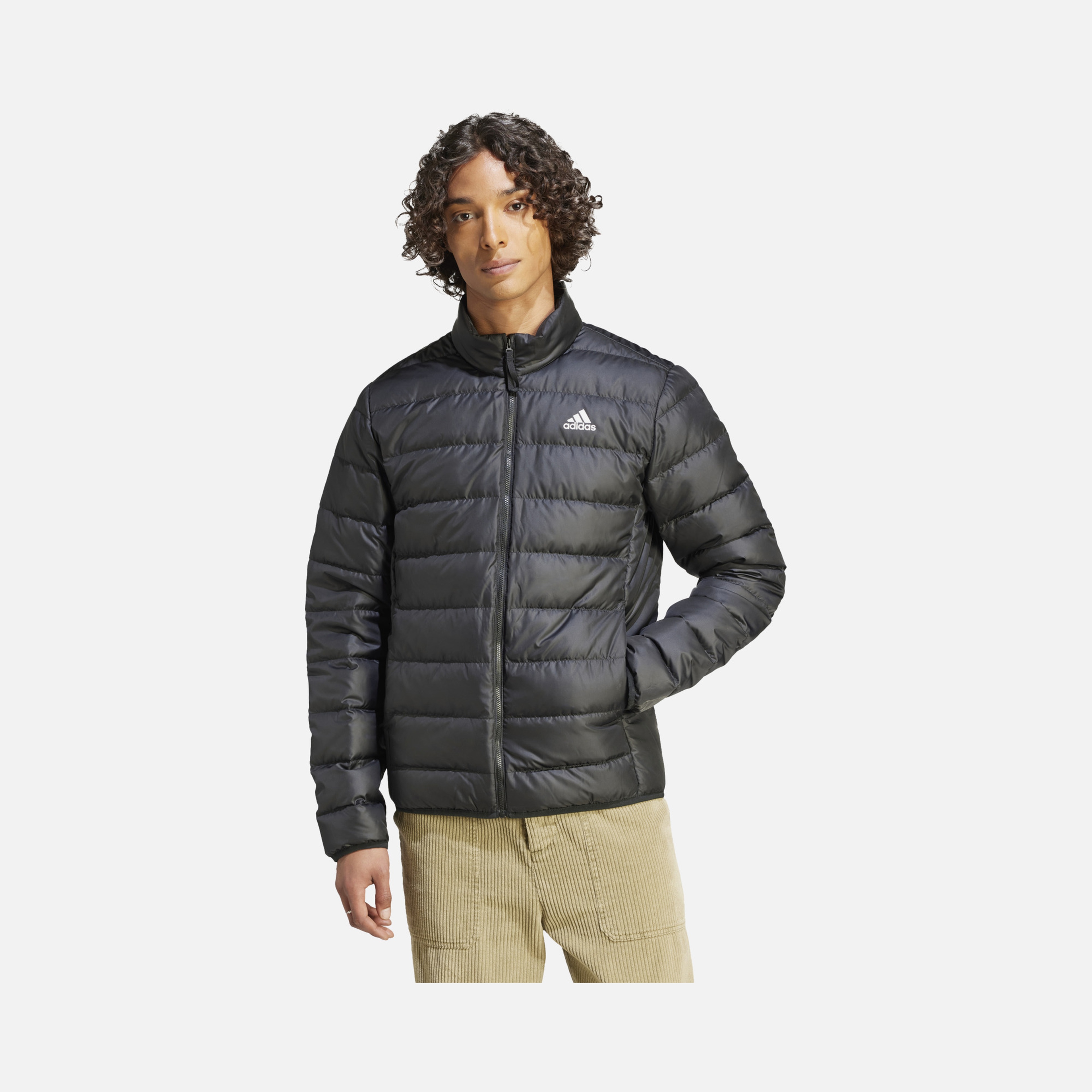 adidas Essentials Light Down Full-Zip FW23 Hoodie Erkek Ceket