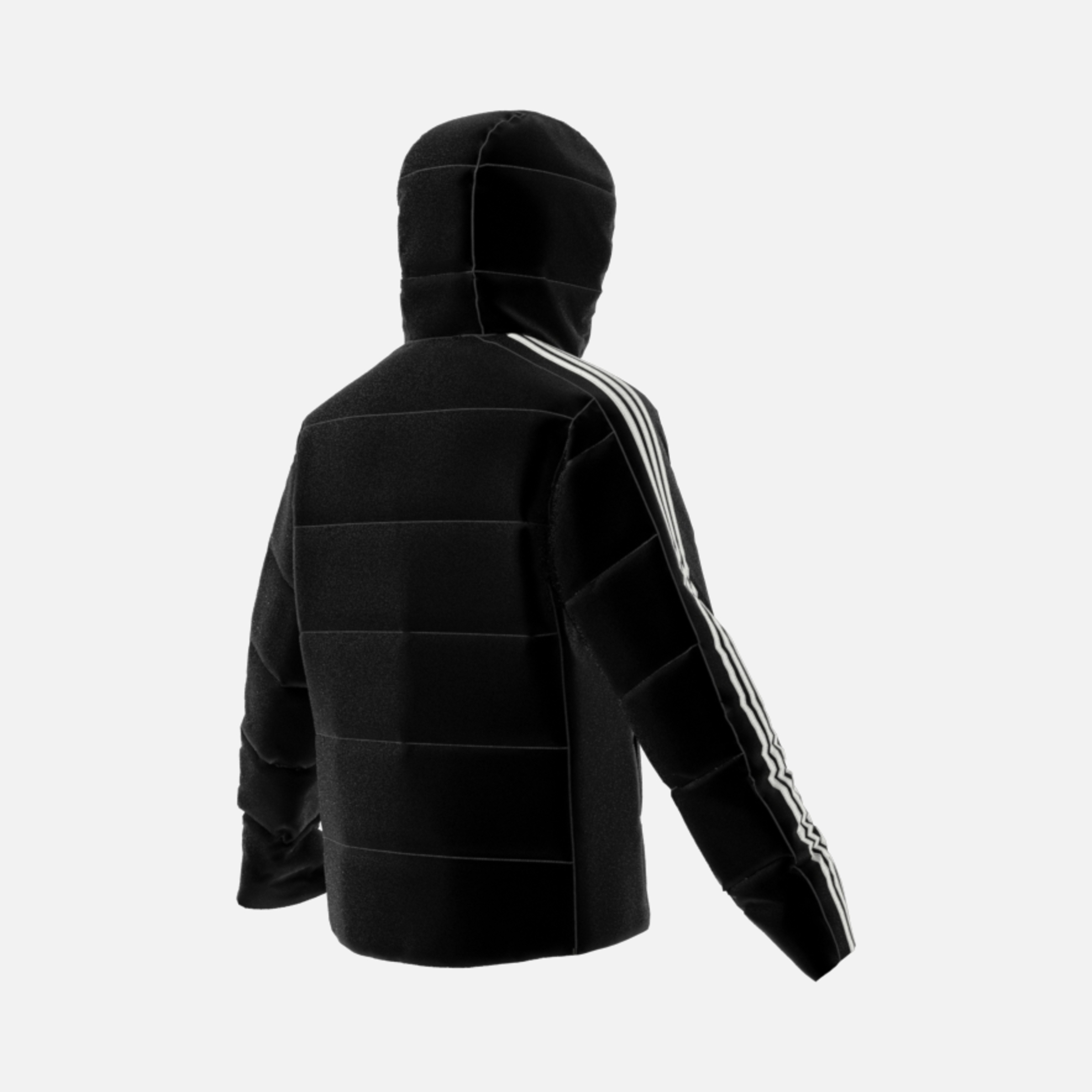 adidas Essentials Midweight Down 3-Stripes Full-Zip Hoodie Erkek Ceket