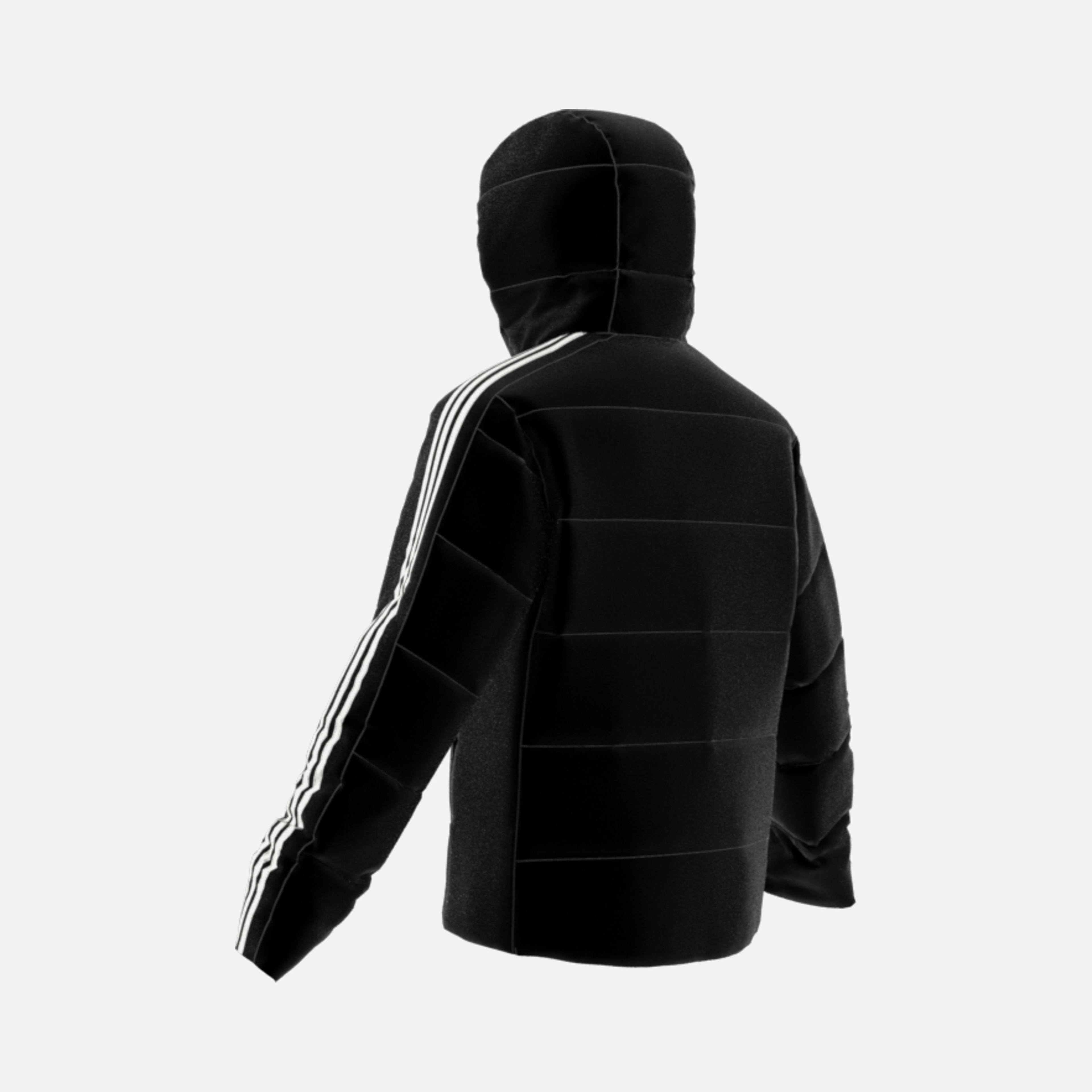 adidas Essentials Midweight Down 3-Stripes Full-Zip Hoodie Erkek Ceket