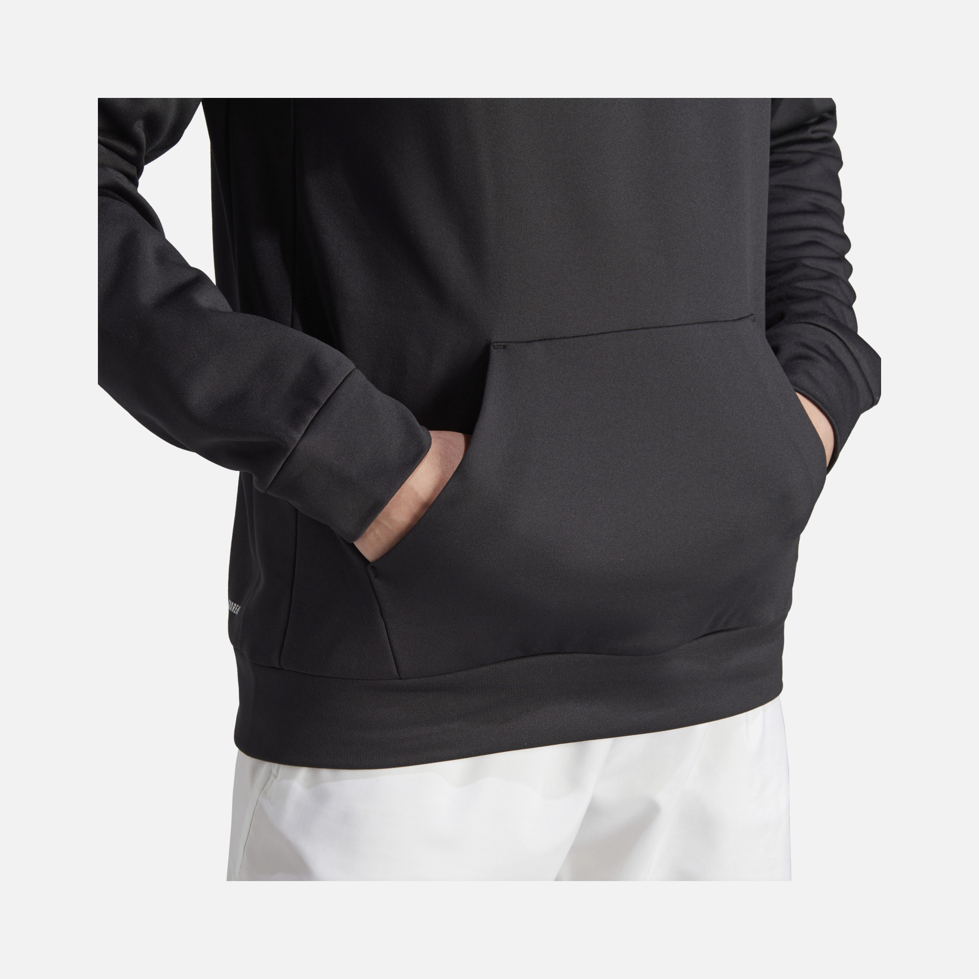 adidas Train Game and Go Small Logo Training Hoodie Erkek Sweatshirt