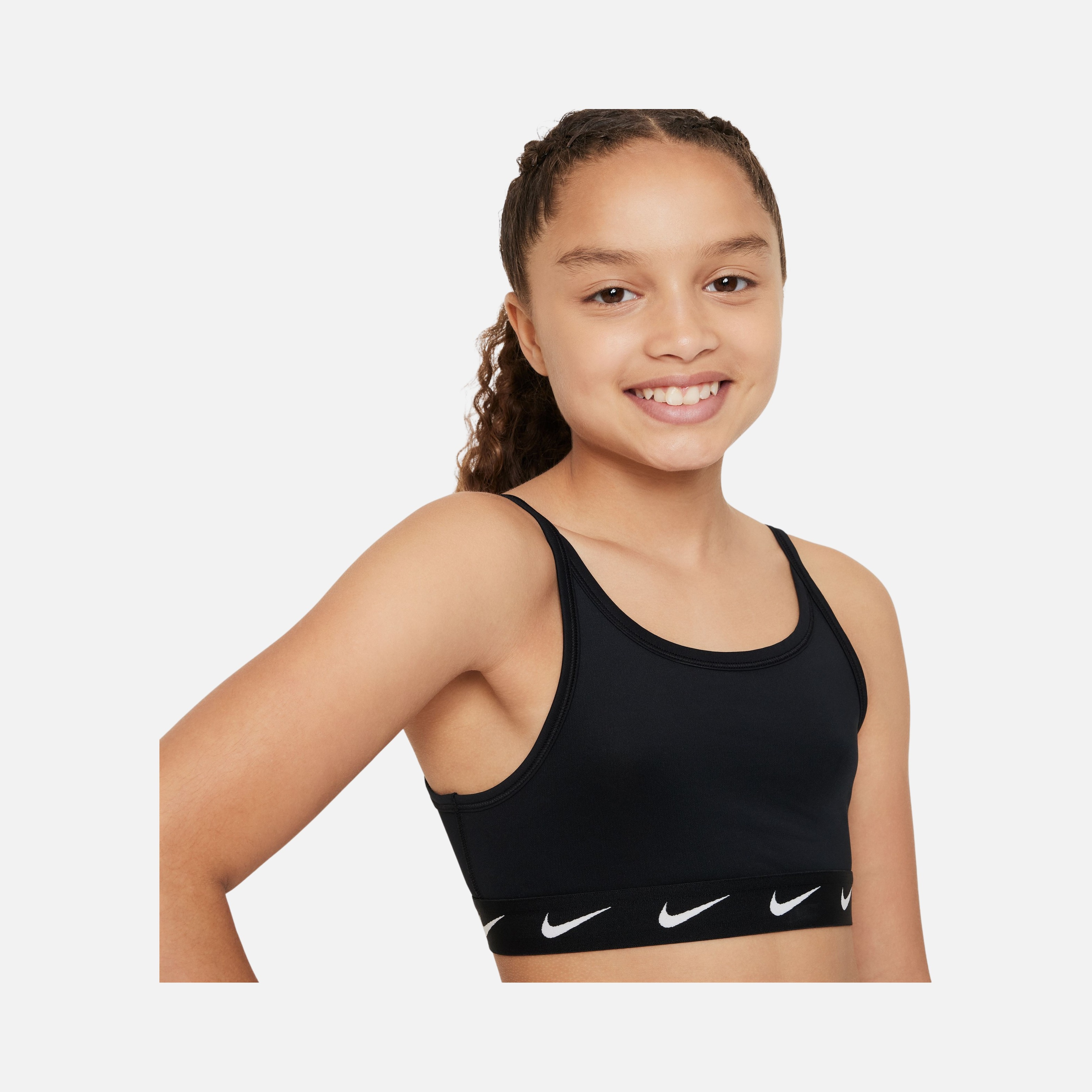 Nike Dri-Fit One High Collar Training (Girls') Çocuk Bra