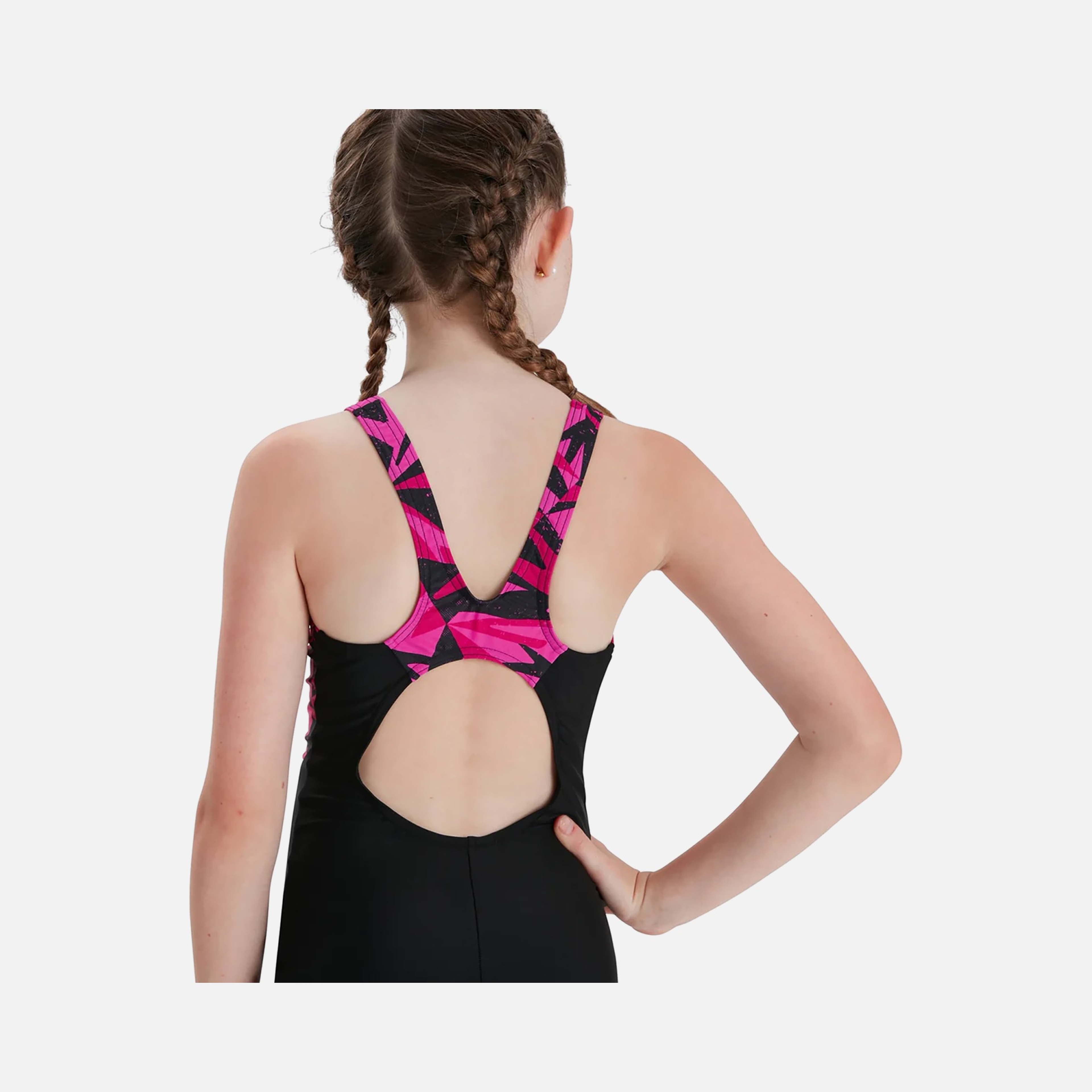 Speedo Hyperboom Splice Legsuit (Girls') Çocuk Yüzücü Mayo