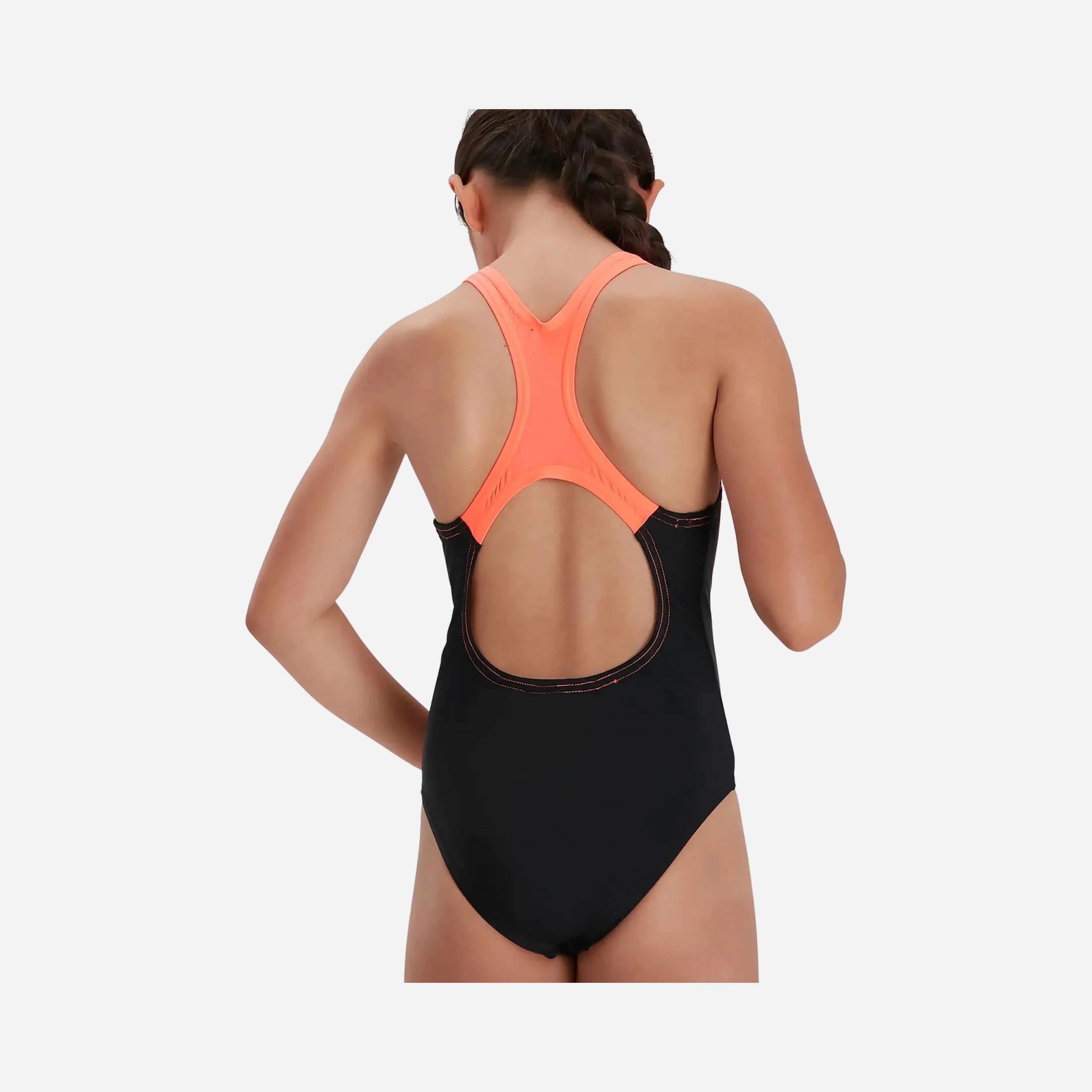 Speedo Logo Medalist (Girls') Çocuk Yüzücü Mayo