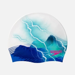 Speedo Digital Printed Silikon Unisex Yüzücü Bone