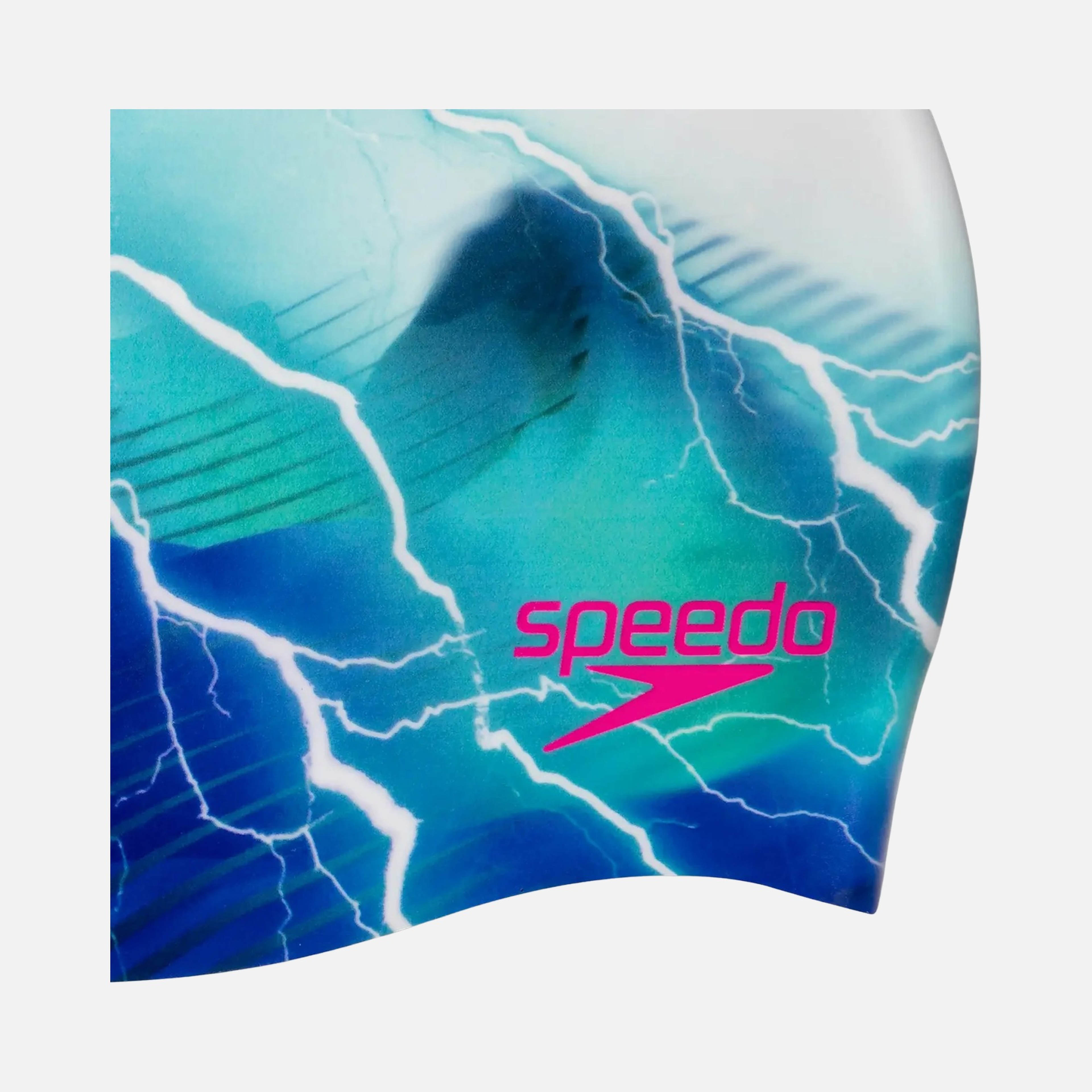 Speedo Digital Printed Silikon Unisex Yüzücü Bone