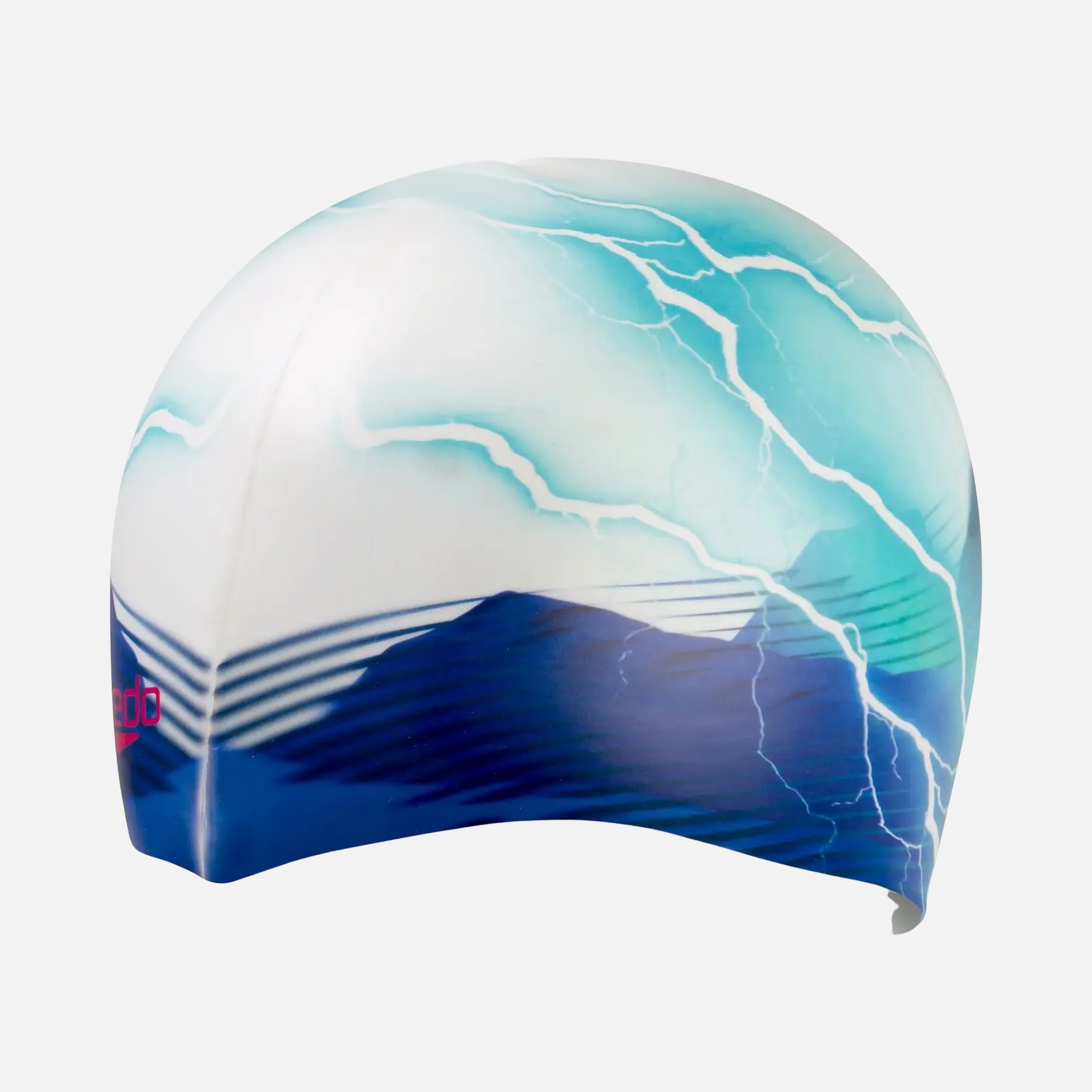 Speedo Digital Printed Silikon Unisex Yüzücü Bone