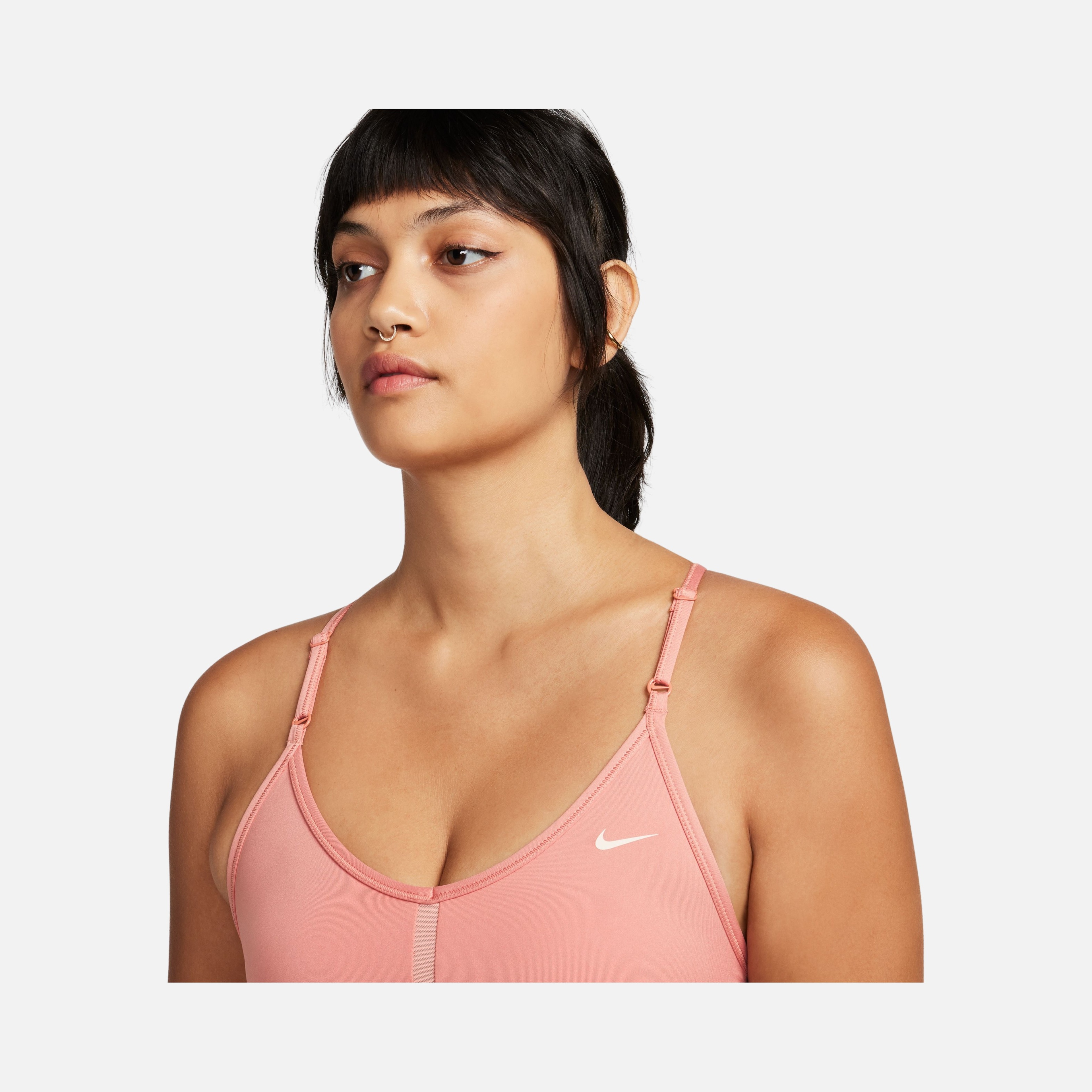 Nike Dri-Fit Indy V Neck Light-Support Sports Training Kadın Bra