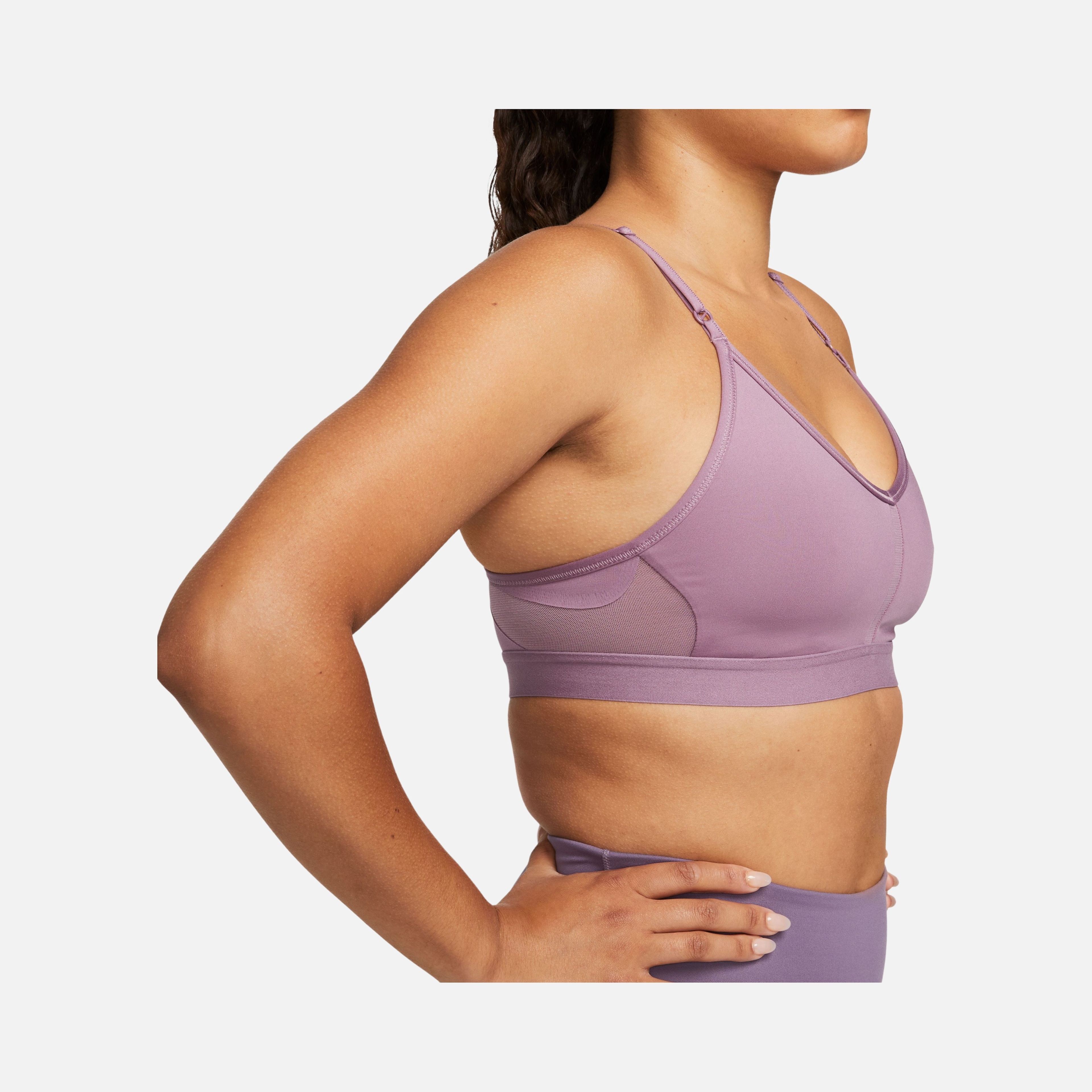 Nike Dri-Fit Indy V Neck Light-Support Sports Training Kadın Bra