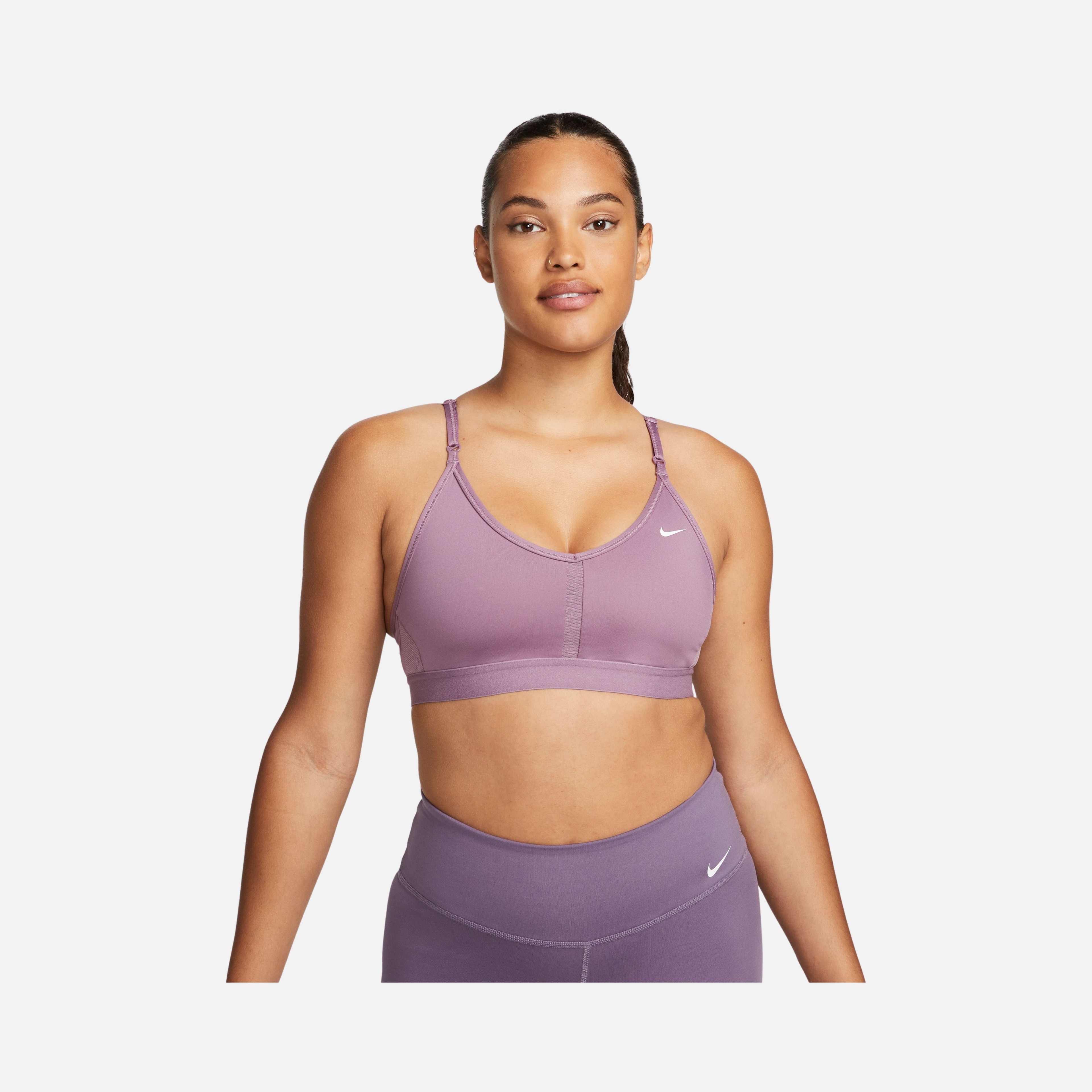 Nike Dri-Fit Indy V Neck Light-Support Sports Training Kadın Bra