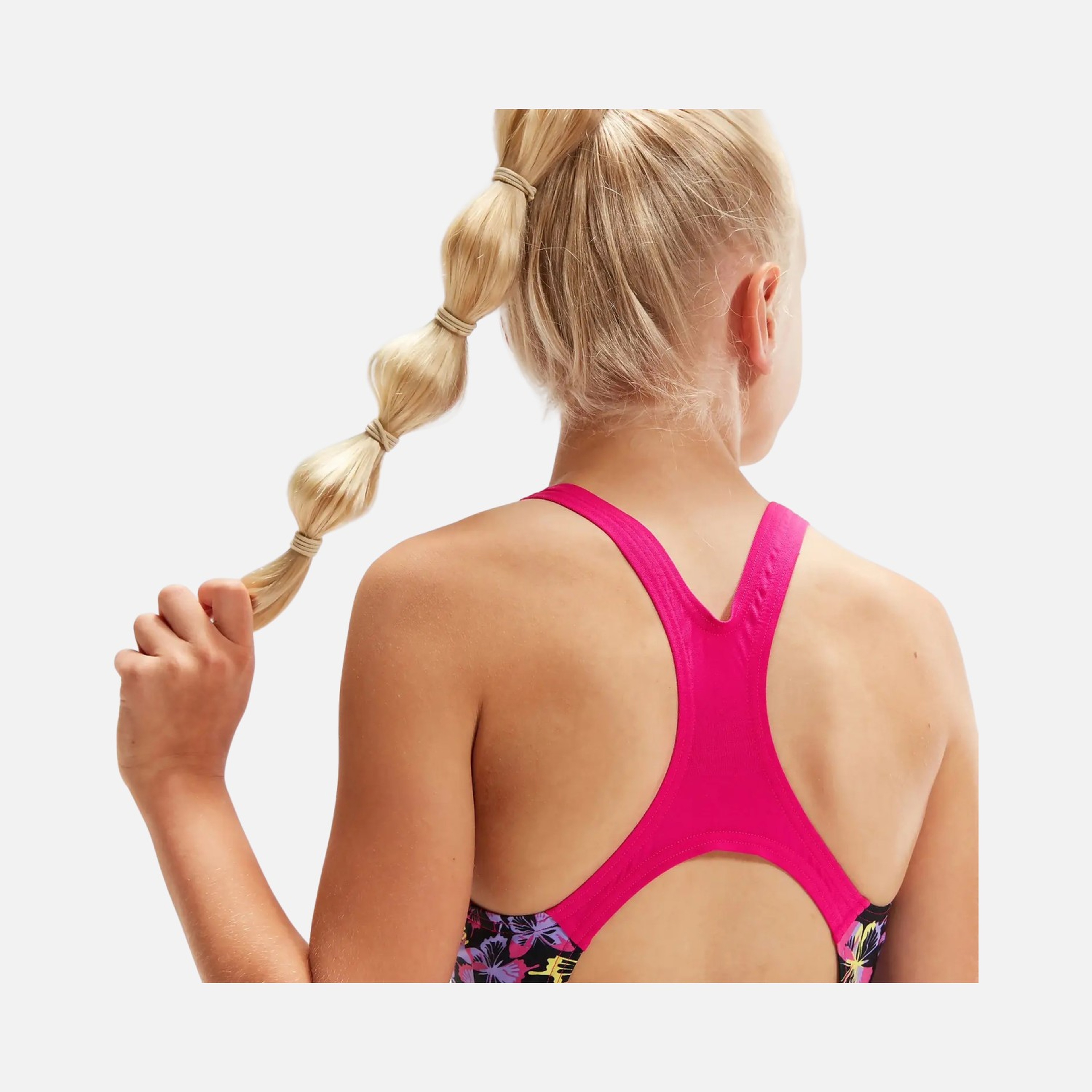 Speedo Allover Medalist (Girls') Çocuk Yüzücü Mayo