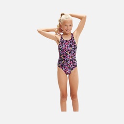 Speedo Allover Medalist (Girls') Çocuk Yüzücü Mayo