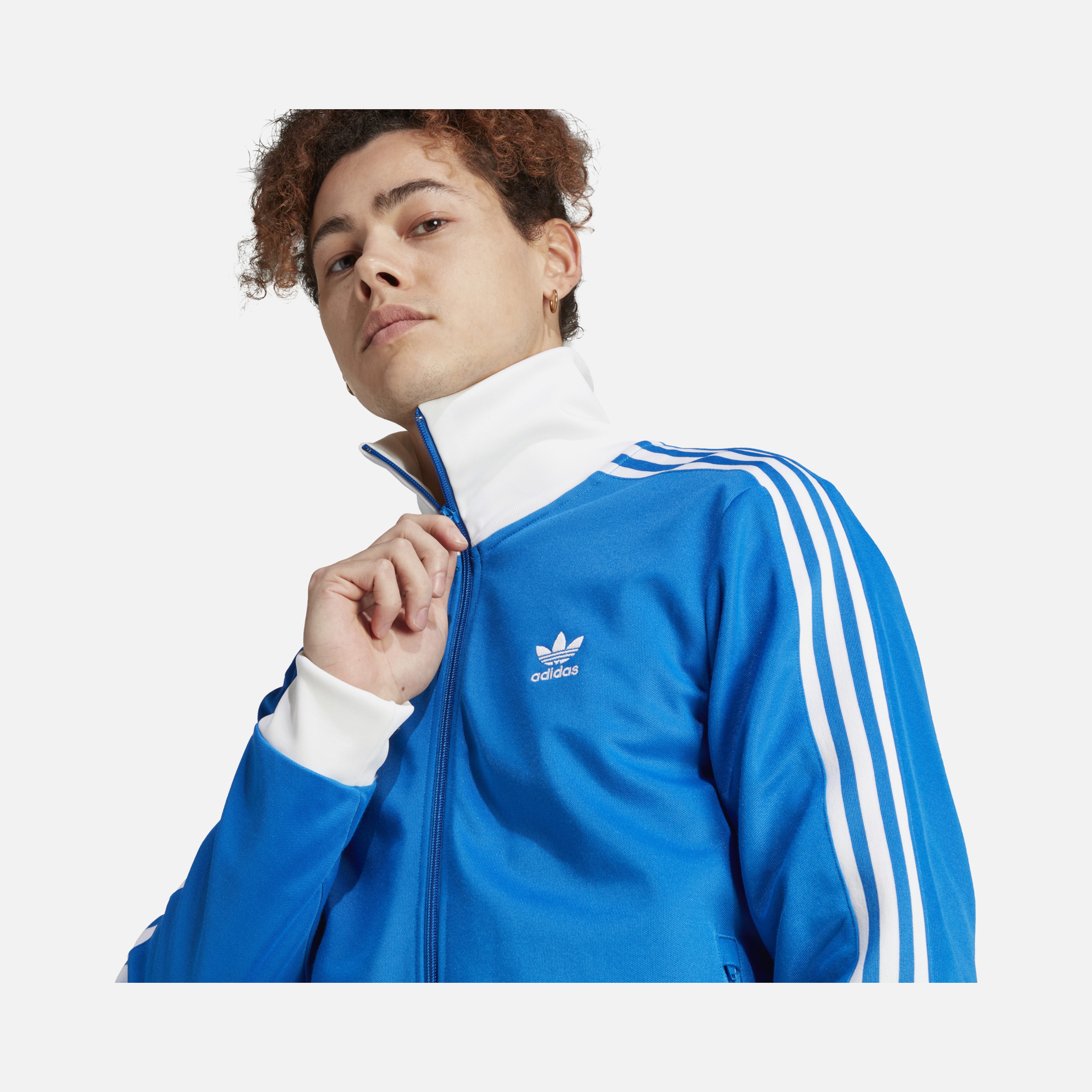 adidas Originals Adicolor Classics Beckenbauer 3-Stripes Full-Zip Erkek Ceket