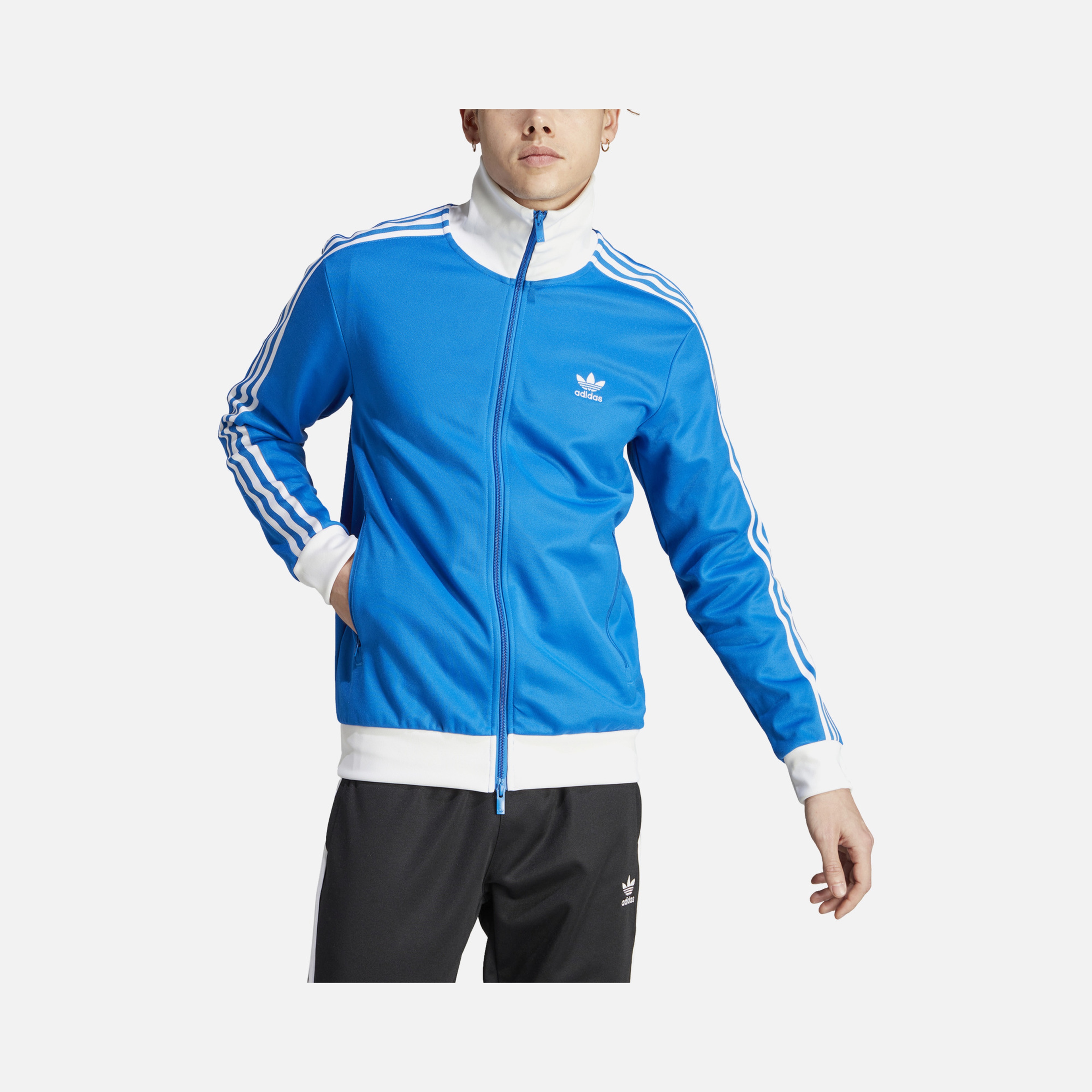 adidas Originals Adicolor Classics Beckenbauer 3-Stripes Full-Zip Erkek Ceket