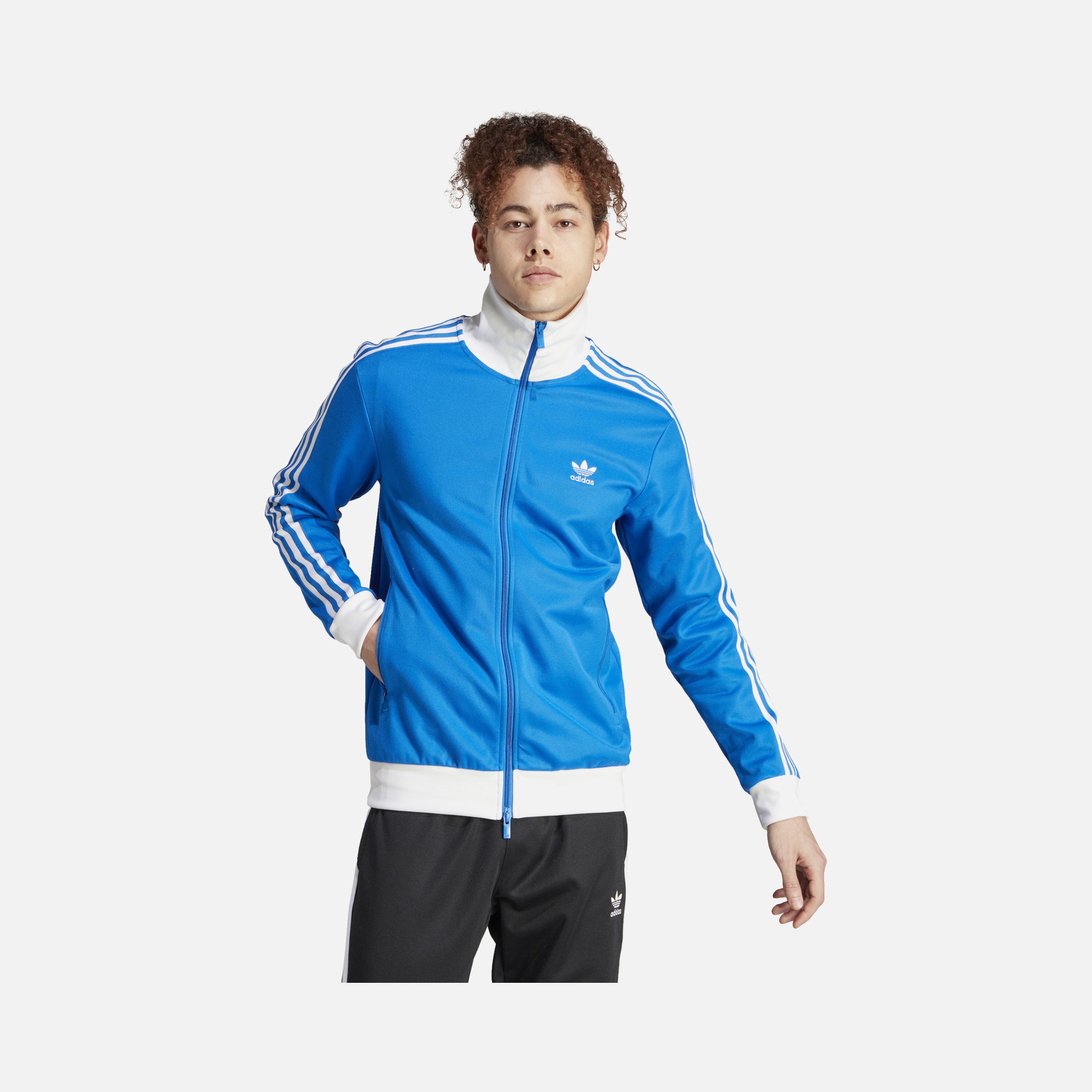 adidas Originals Adicolor Classics Beckenbauer 3-Stripes Full-Zip Erkek Ceket