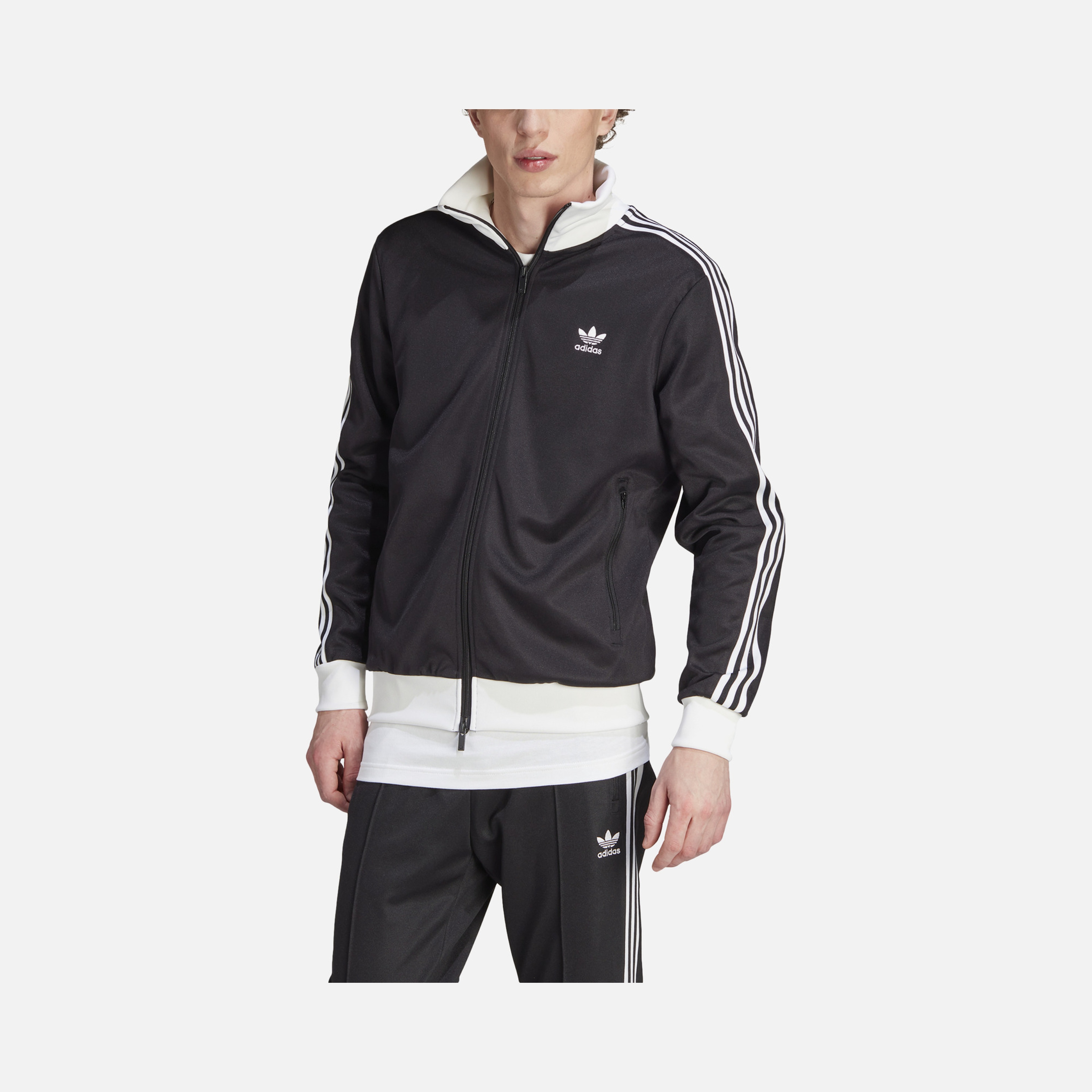 adidas Originals Adicolor Classics Beckenbauer 3-Stripes Full-Zip Erkek Ceket