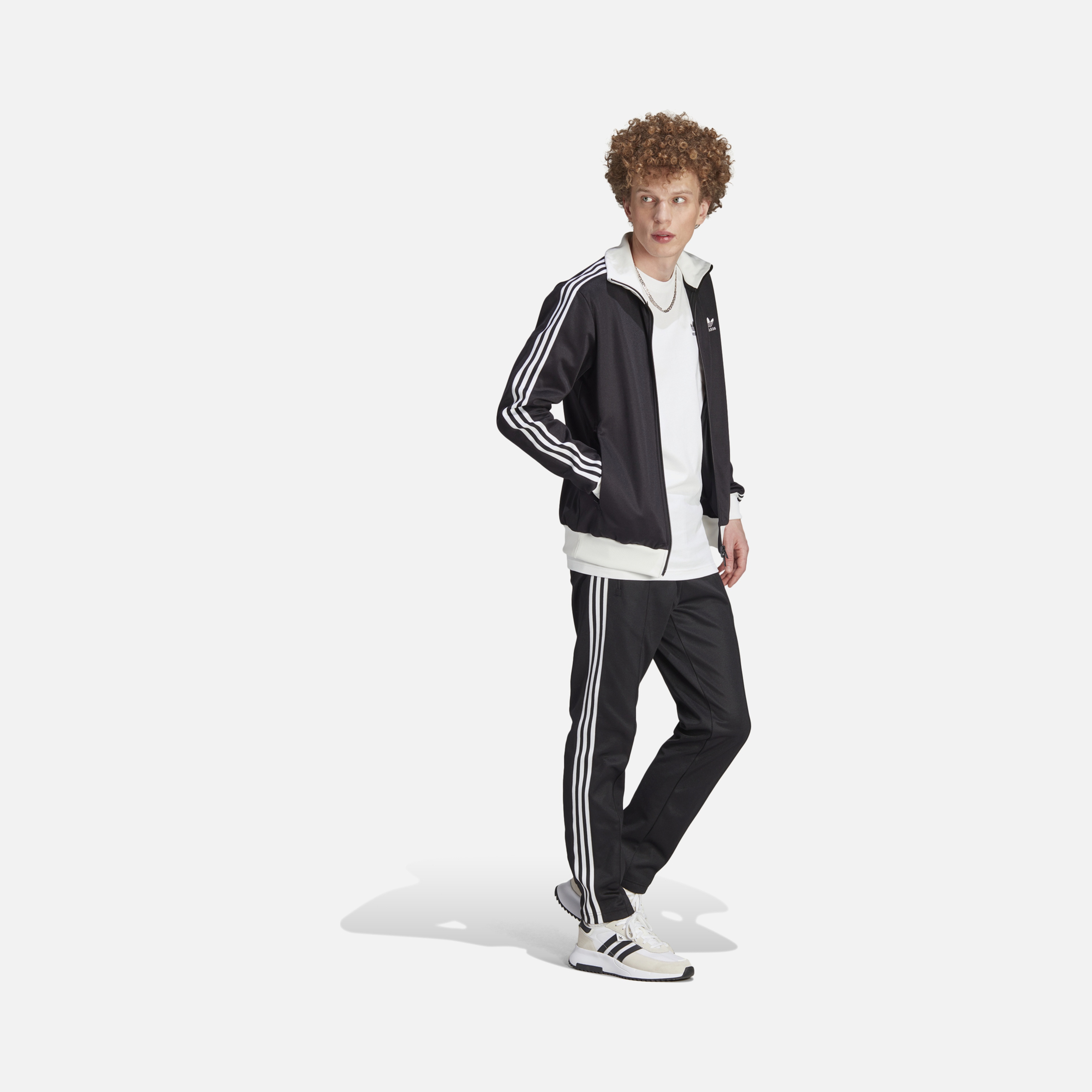 adidas Originals Adicolor Classics Beckenbauer 3-Stripes Full-Zip Erkek Ceket