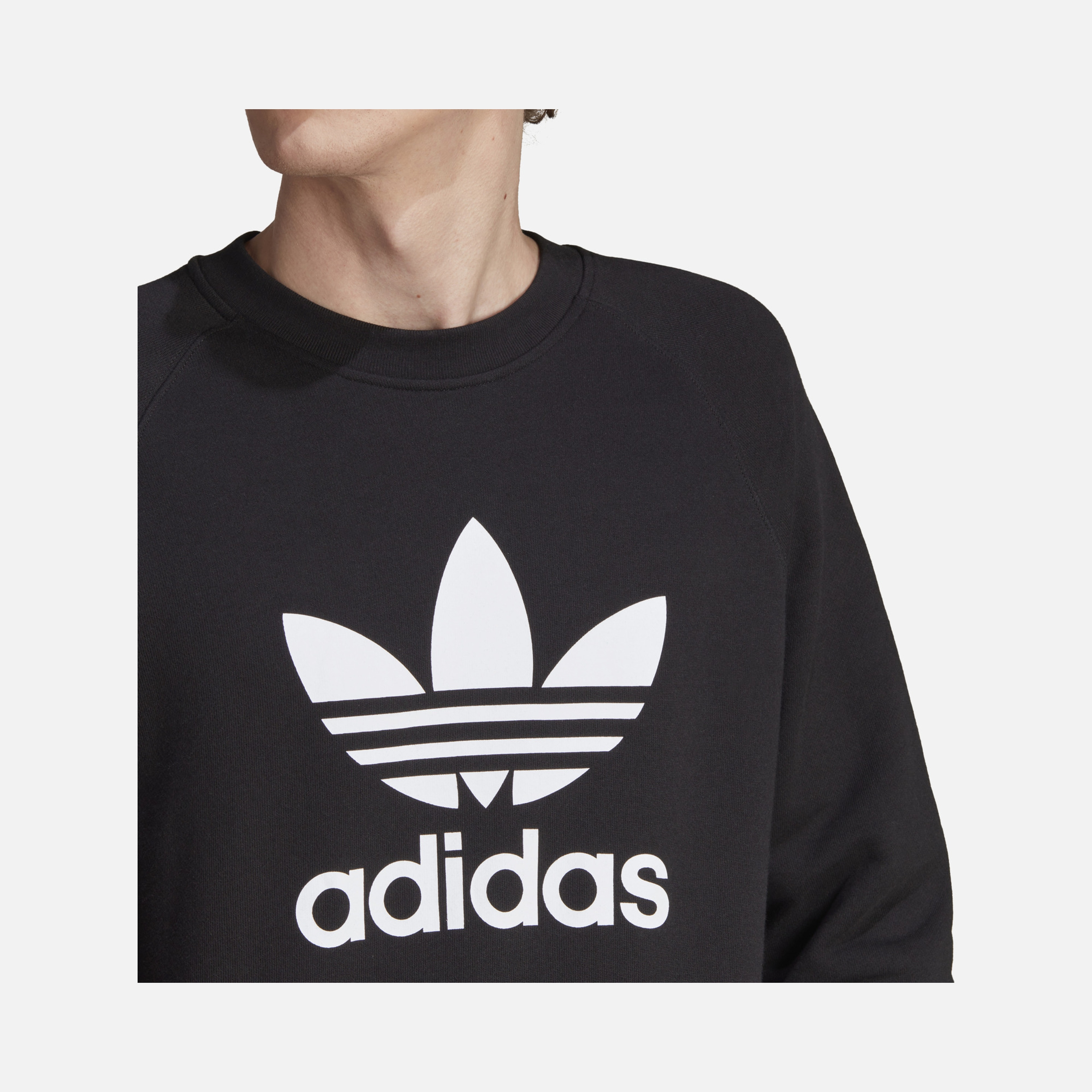 adidas Sportswaer Adicolor Classics Trefoil Crewneck Hoodie Erkek Sweatshirt