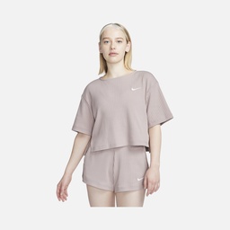 Nike Sportswear Ribbed Jersey Short-Sleeve Kadın Tişört