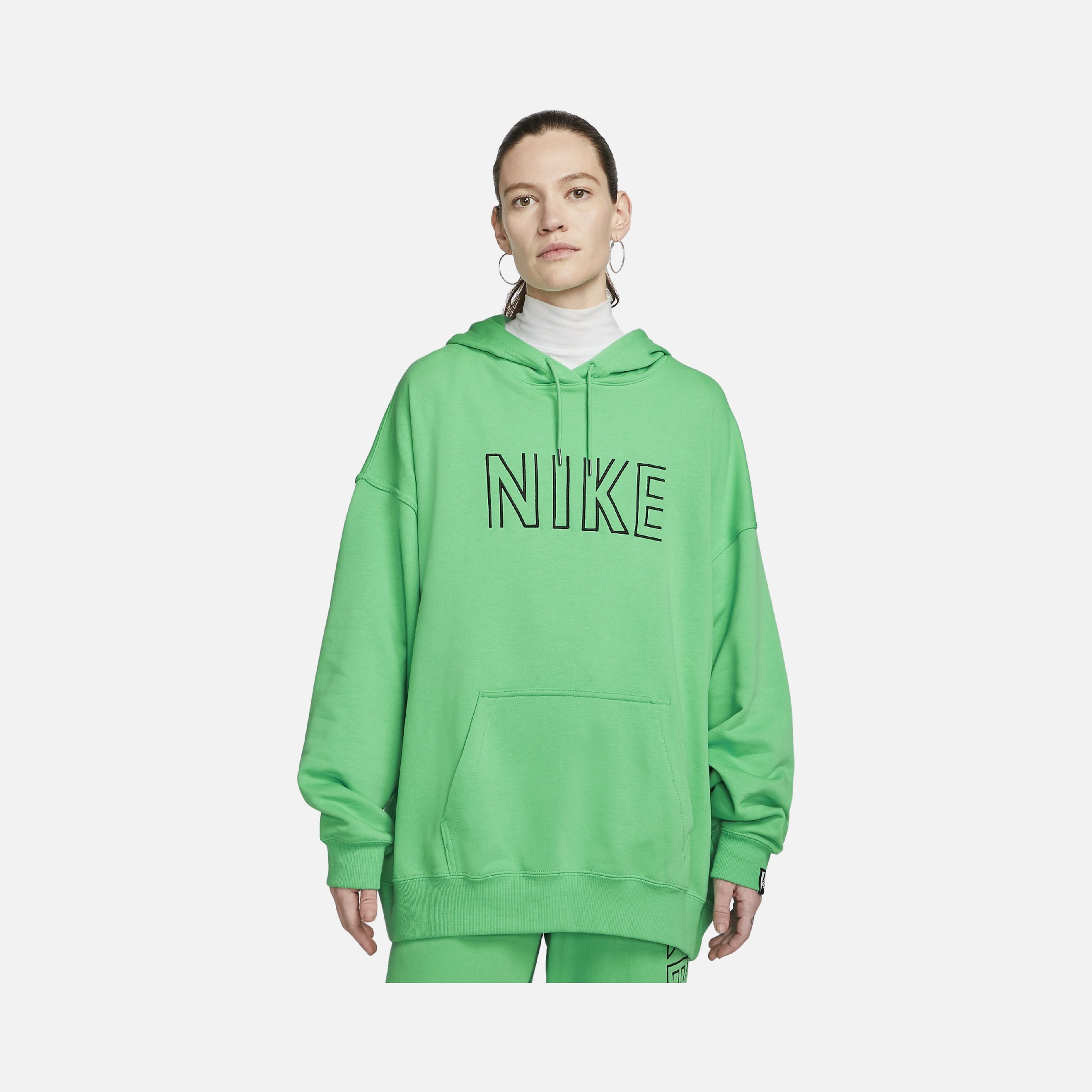 Nike Sportswear French Terry Oversized Fleece Pullover Hoodie Kadın Sweatshirt