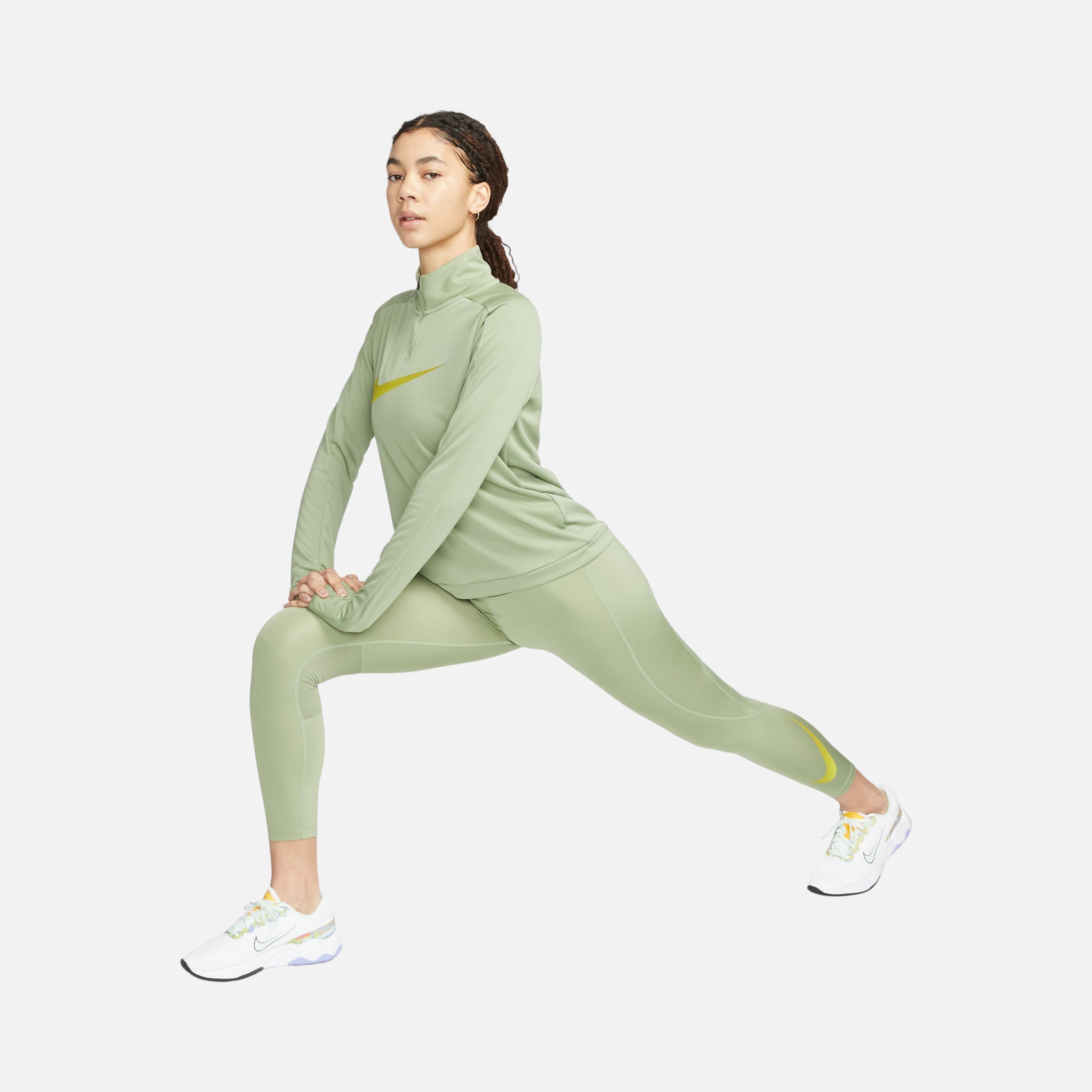 Nike Dri-Fit Fast Mid-Rise 7/8 Running Kadın Tayt