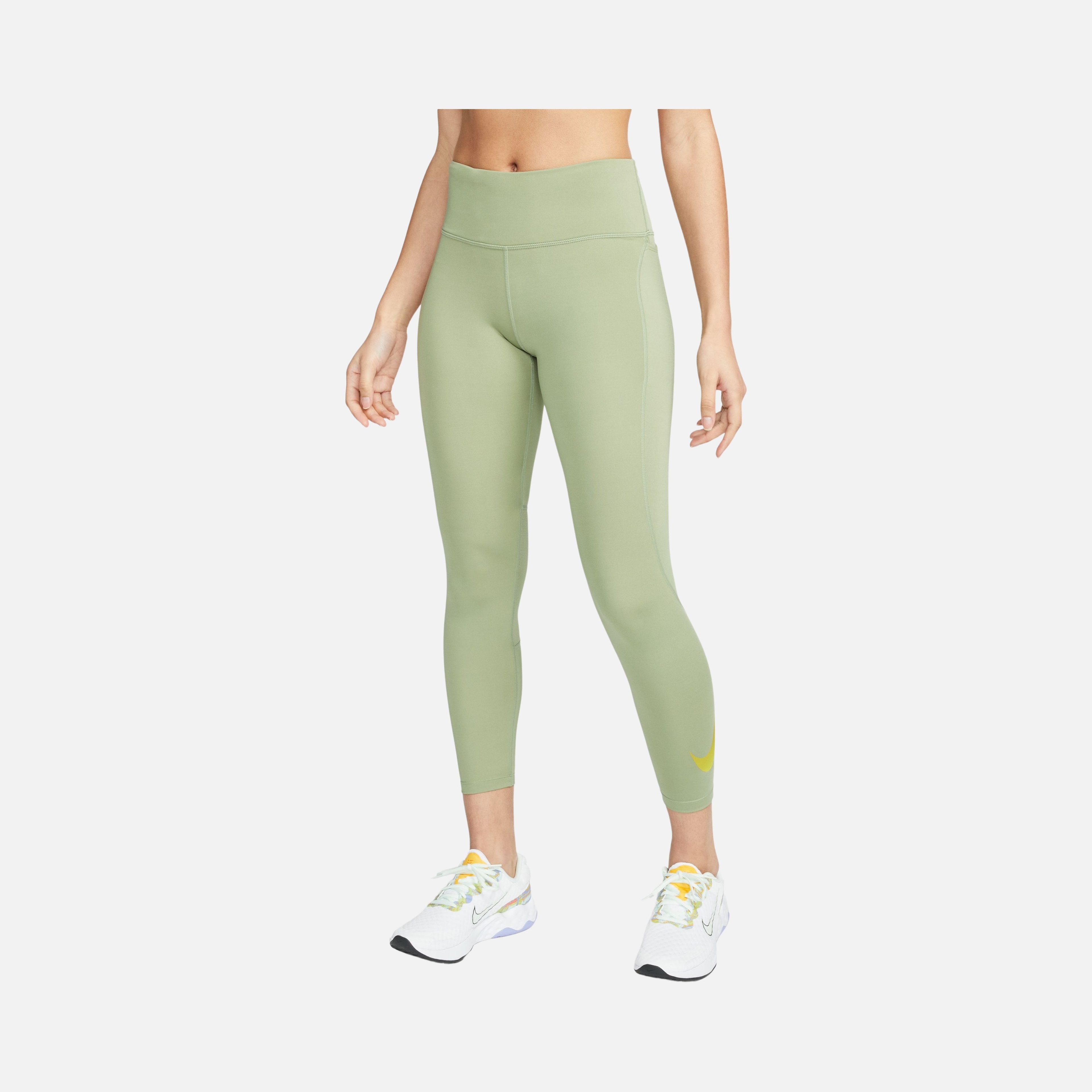 Nike Dri-Fit Fast Mid-Rise 7/8 Running Kadın Tayt