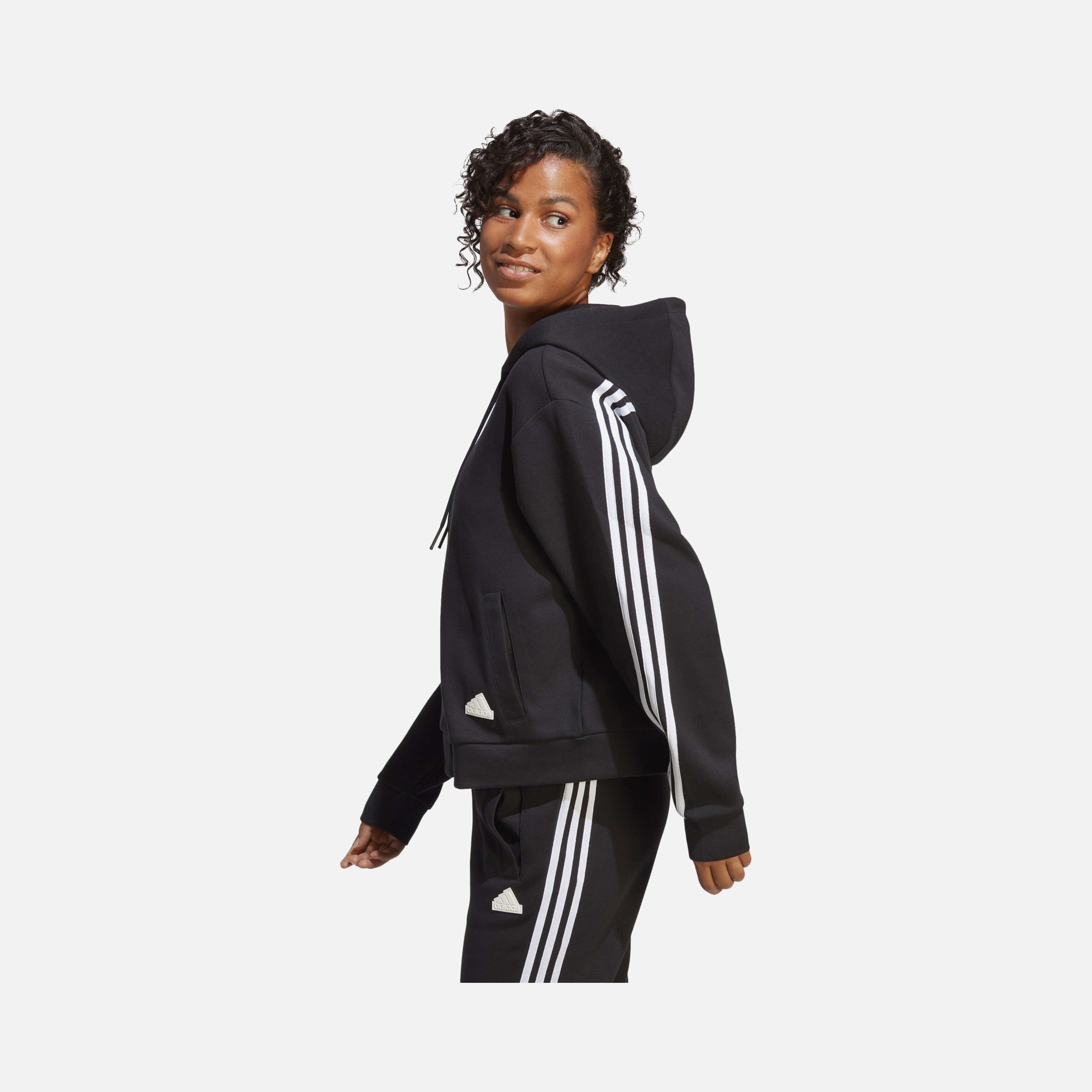 adidas Sportswear Future Icons 3-Stripes Full-Zip Hoodie Kadın Ceket