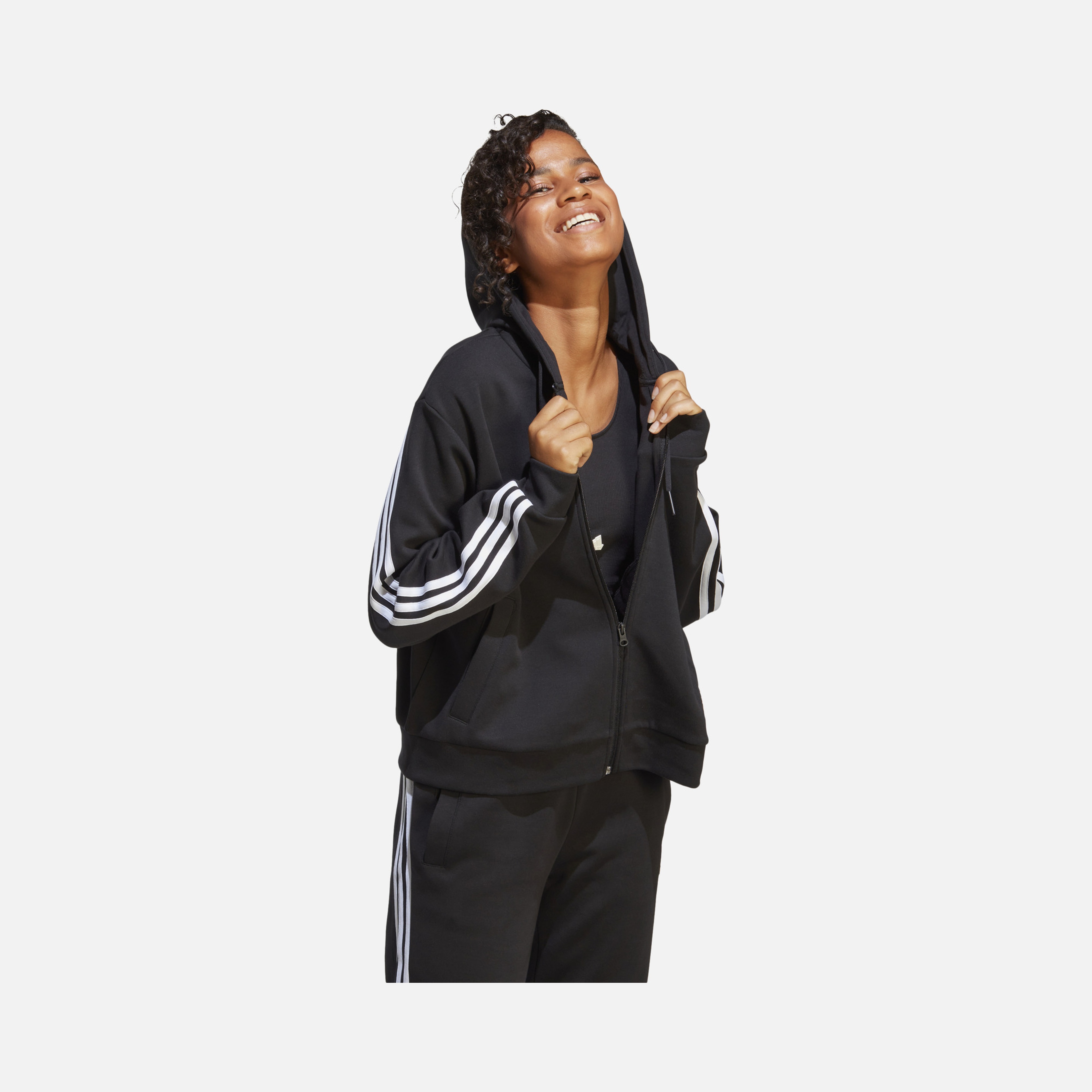 adidas Sportswear Future Icons 3-Stripes Full-Zip Hoodie Kadın Ceket