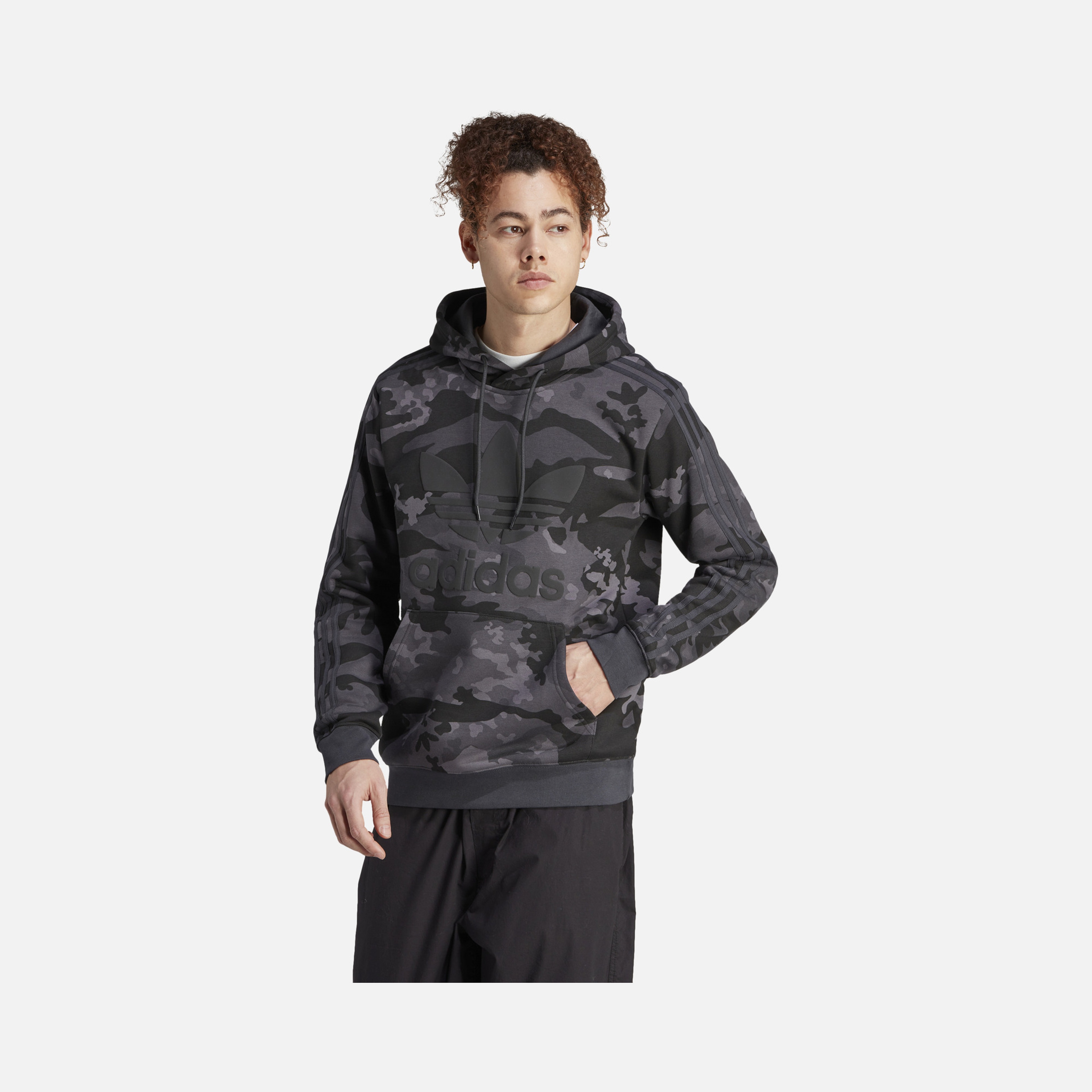 adidas Sportswear Graphics Camuoflage Hoodie Erkek Sweatshirt