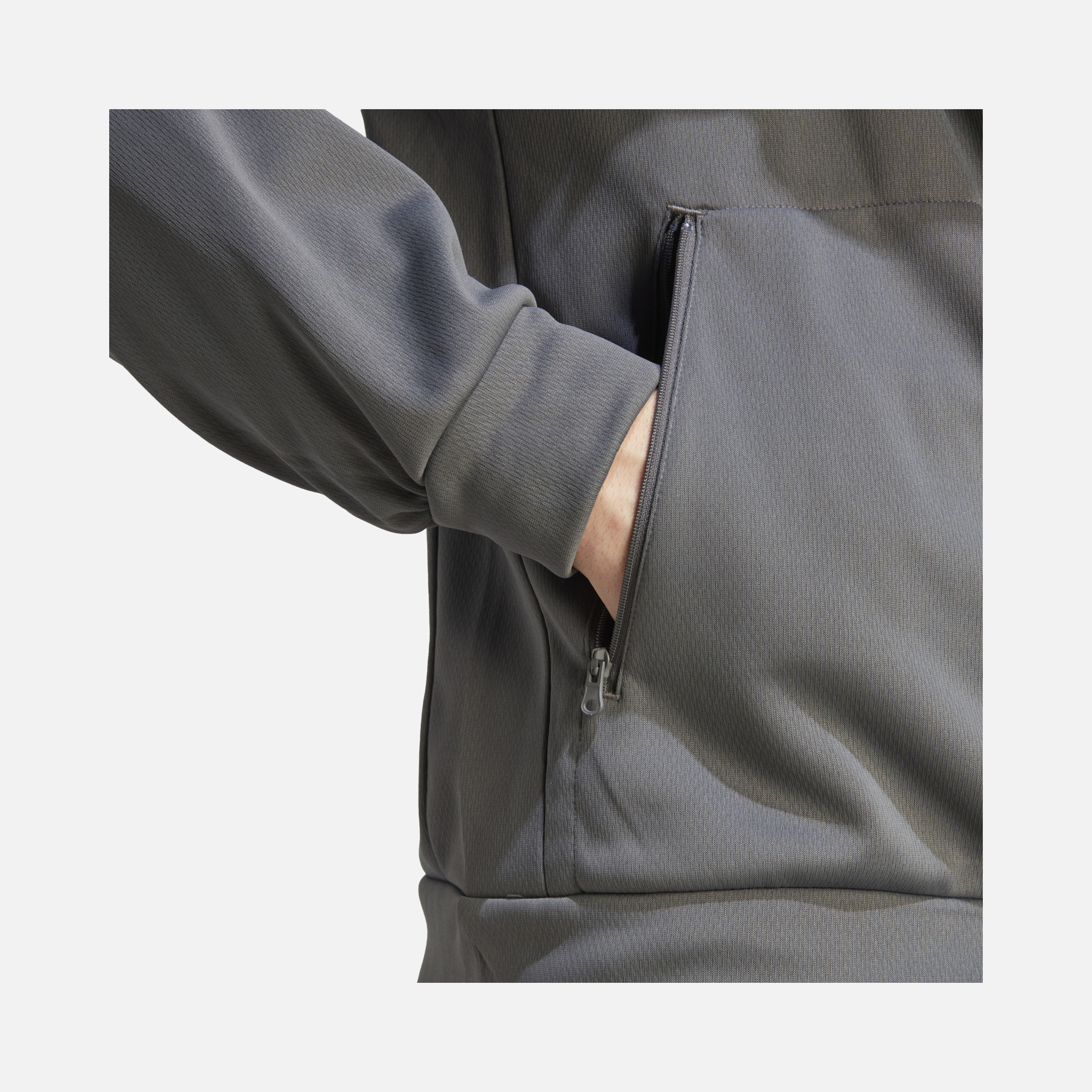 adidas Train Essentials Seasonal Training Full-Zip Hoodie Erkek Sweatshirt