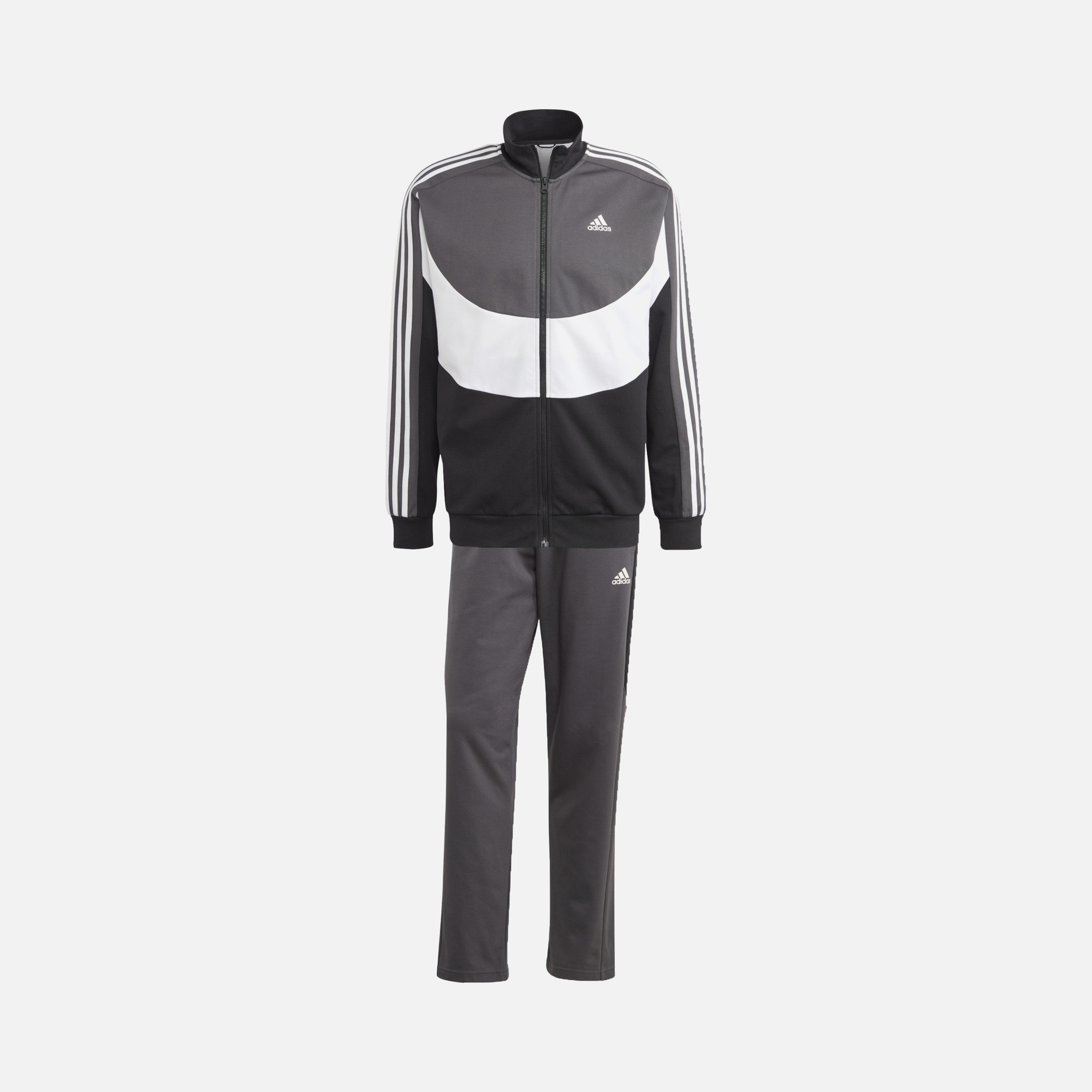 adidas Sportswear Colorblock 3-Stripes Full-Zip Erkek Eşofman Takımı