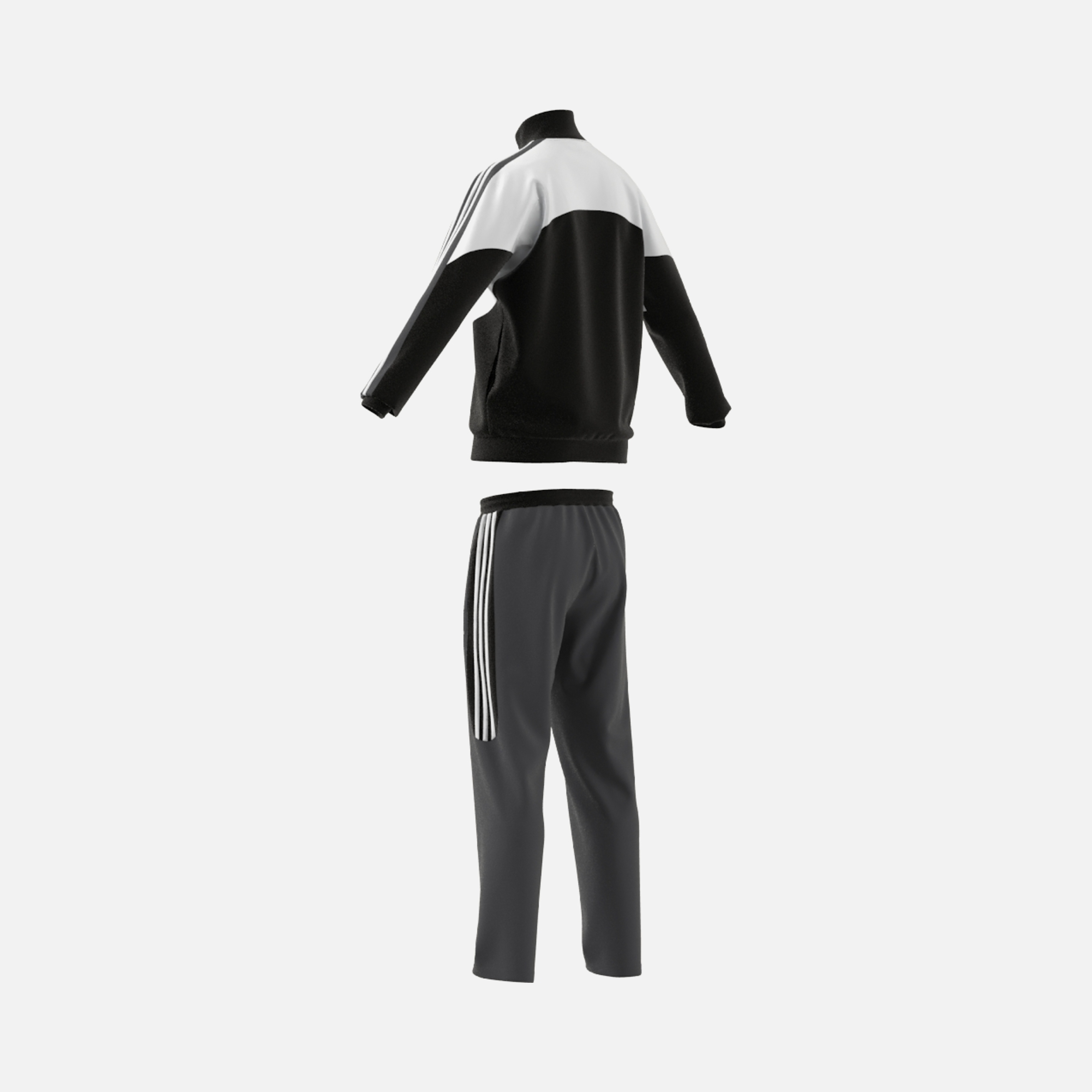 adidas Sportswear Colorblock 3-Stripes Full-Zip Erkek Eşofman Takımı