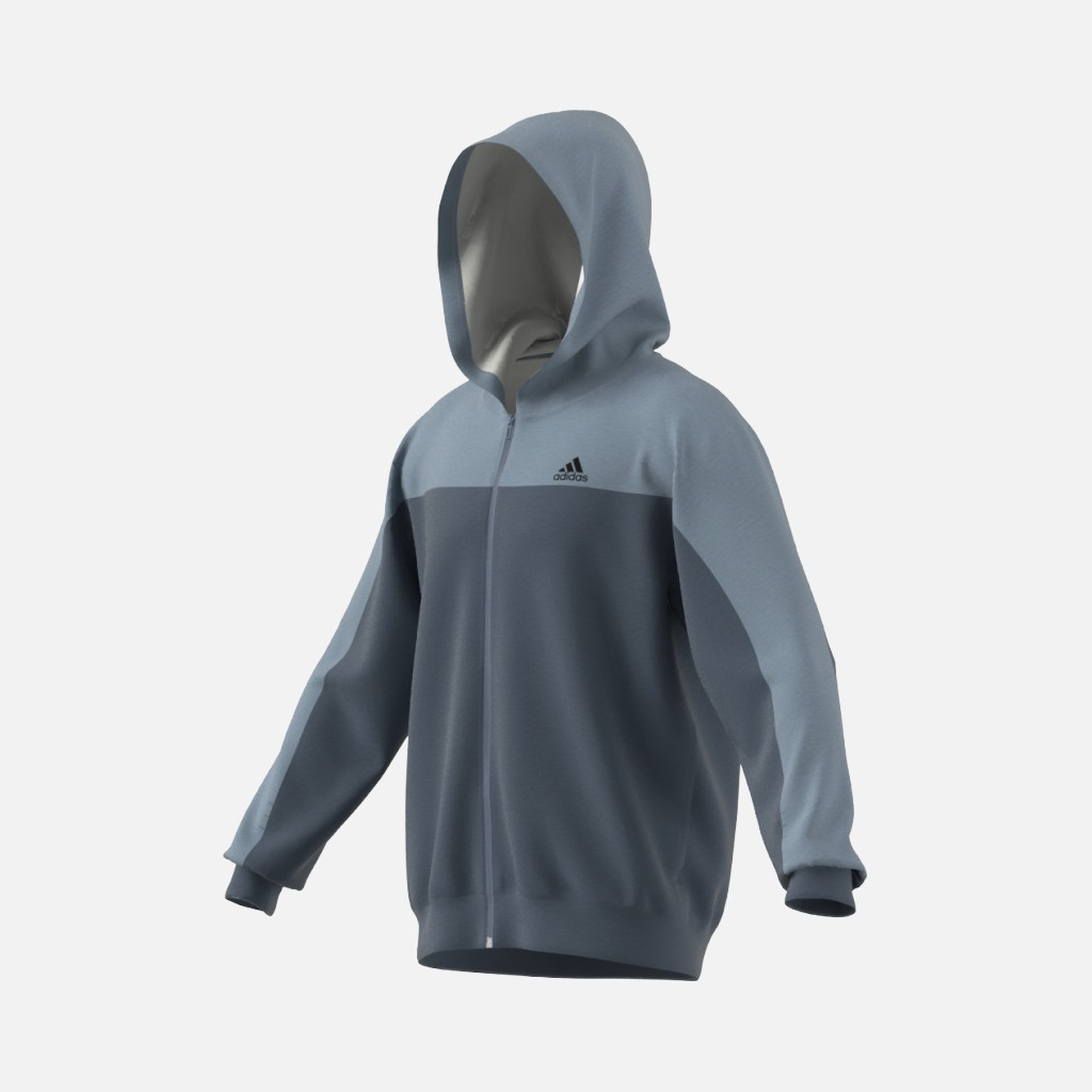adidas Sportswear Melange Full-Zip Hoodie Erkek Sweatshirt