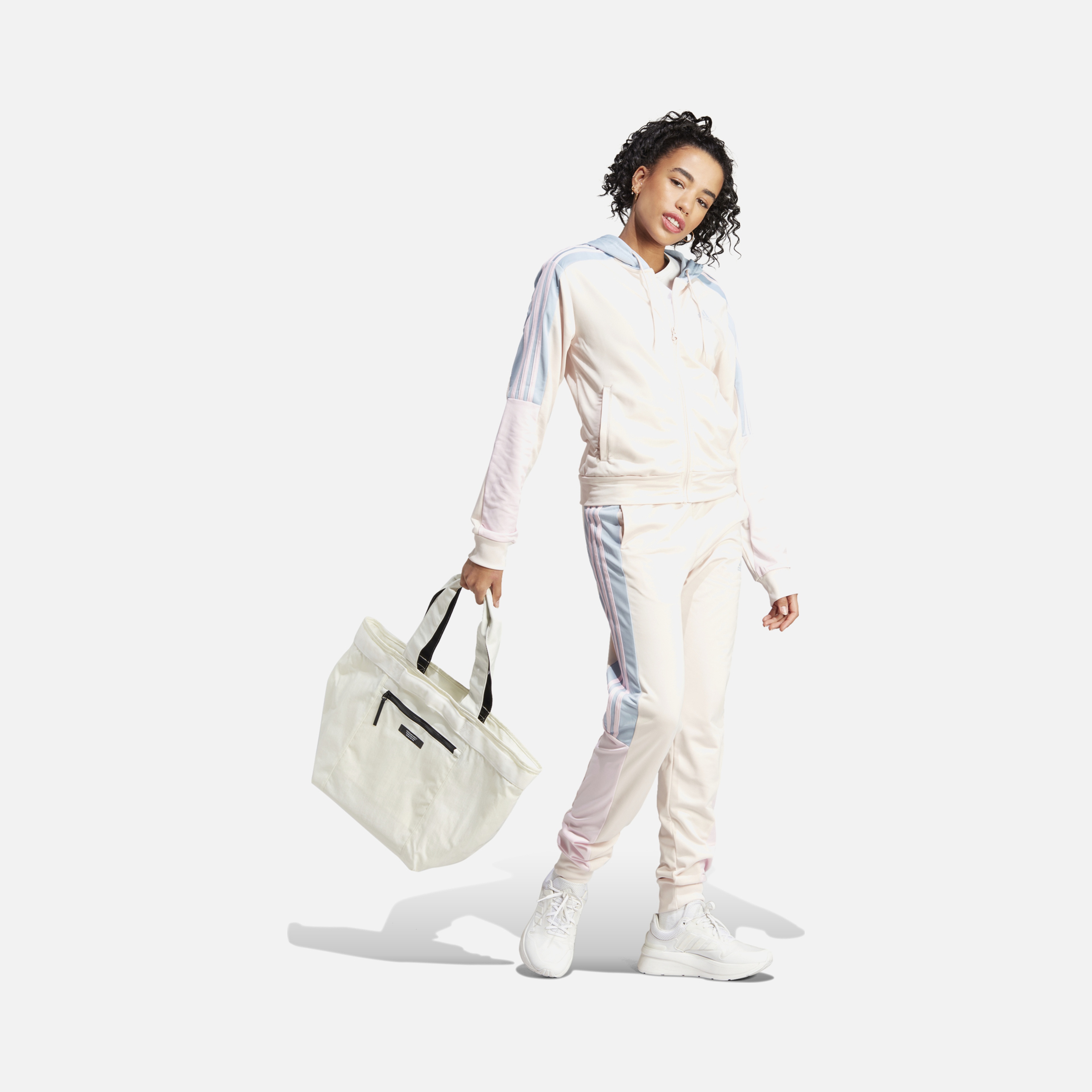 adidas Sportswear Boldblock Full-Zip 3-Stripes Kadın Eşofman Takımı