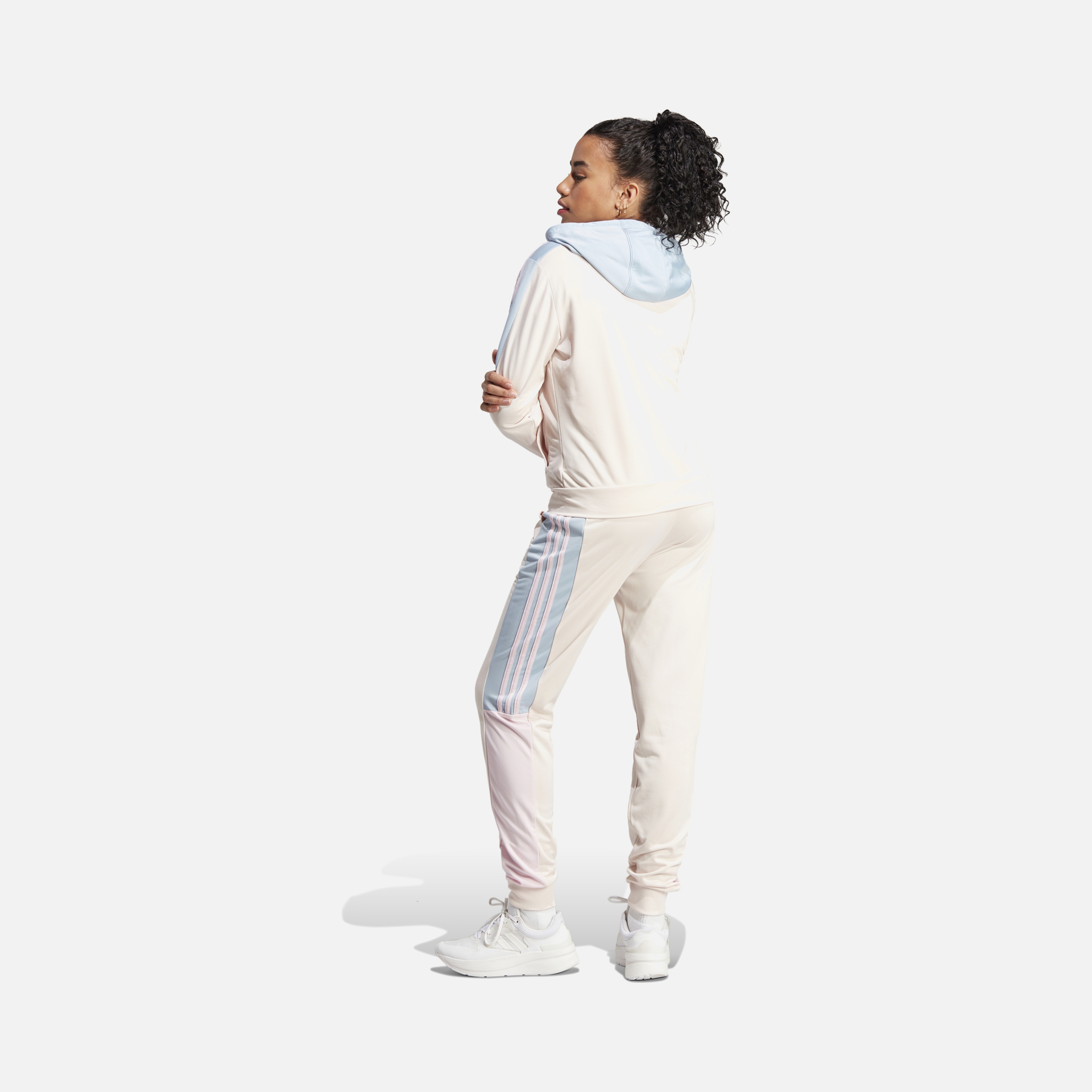 adidas Sportswear Boldblock Full-Zip 3-Stripes Kadın Eşofman Takımı