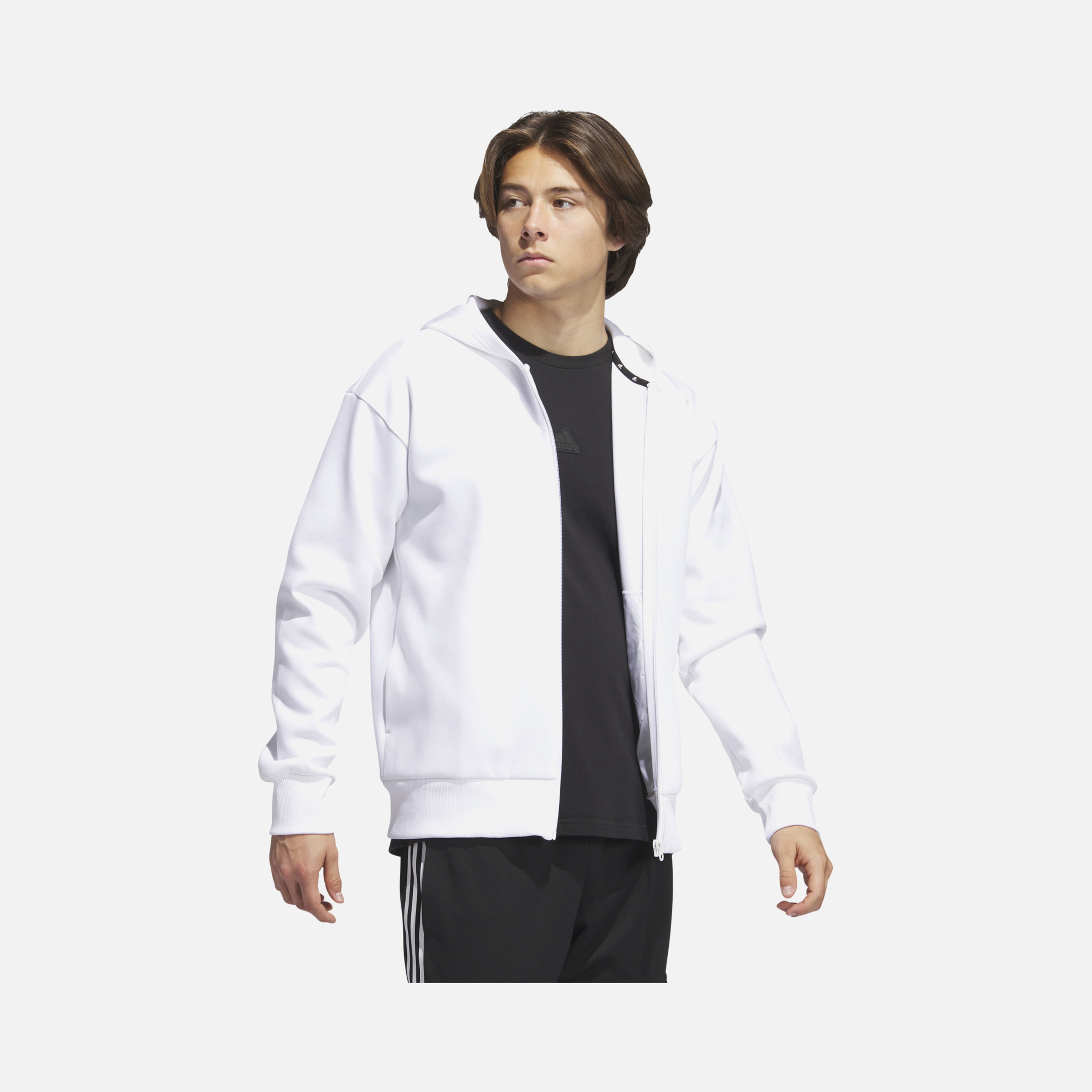 adidas Sportswear Future Icons Badge of Sport Full-Zip Hoodie Erkek Sweatshirt