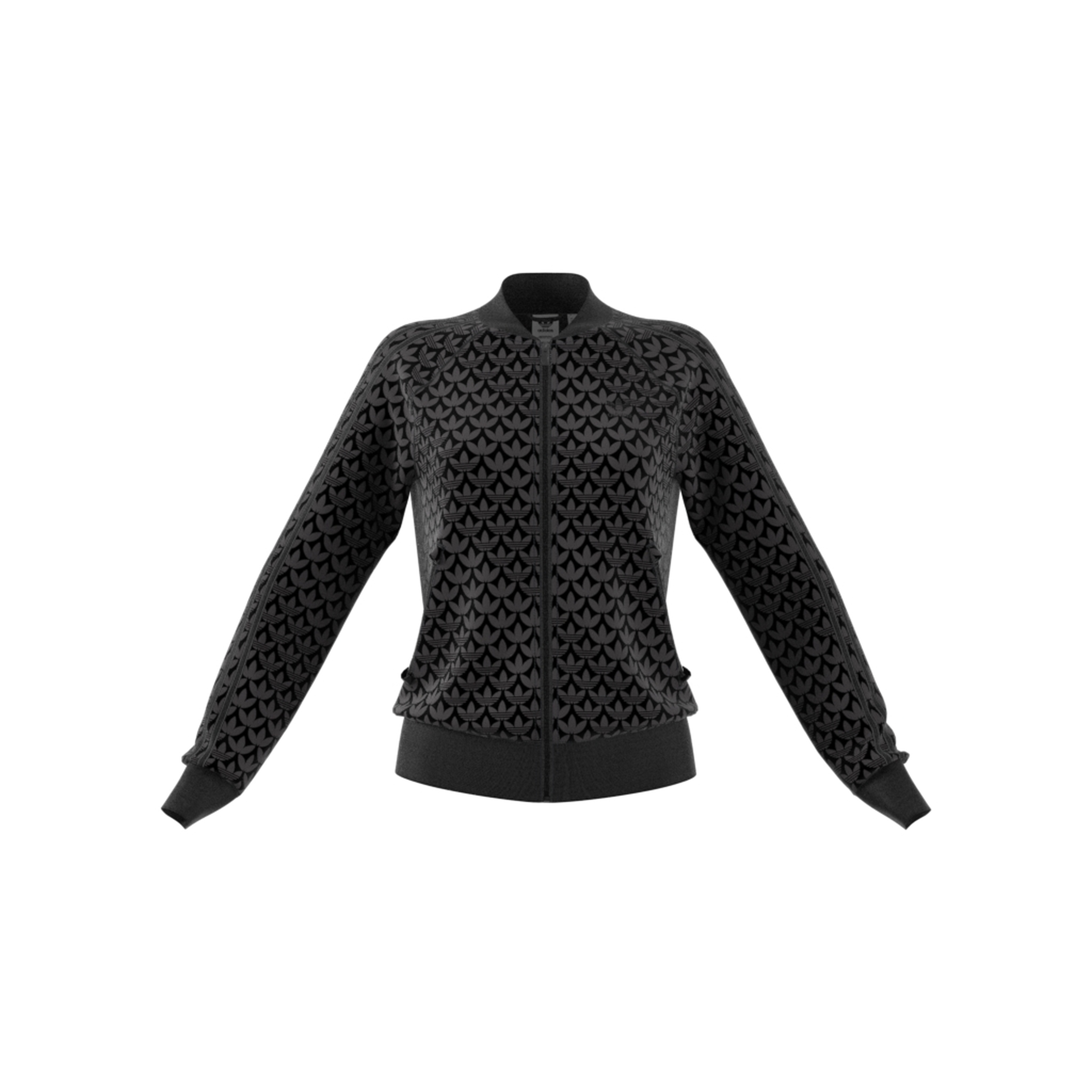 adidas Sportswear Trefoil Monogram SST 3-Stripes Full-Zip Hoodie Kadın Ceket