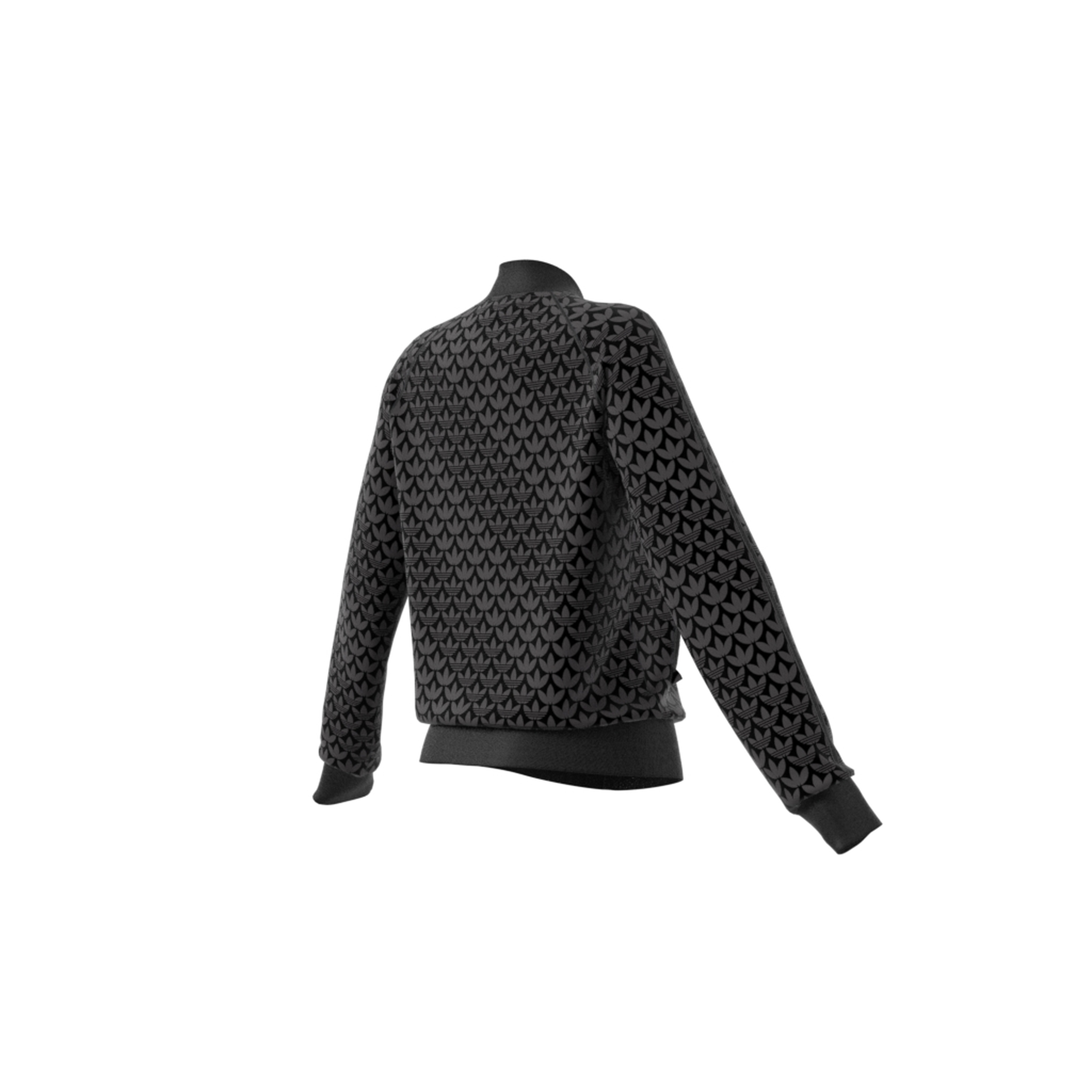 adidas Sportswear Trefoil Monogram SST 3-Stripes Full-Zip Hoodie Kadın Ceket