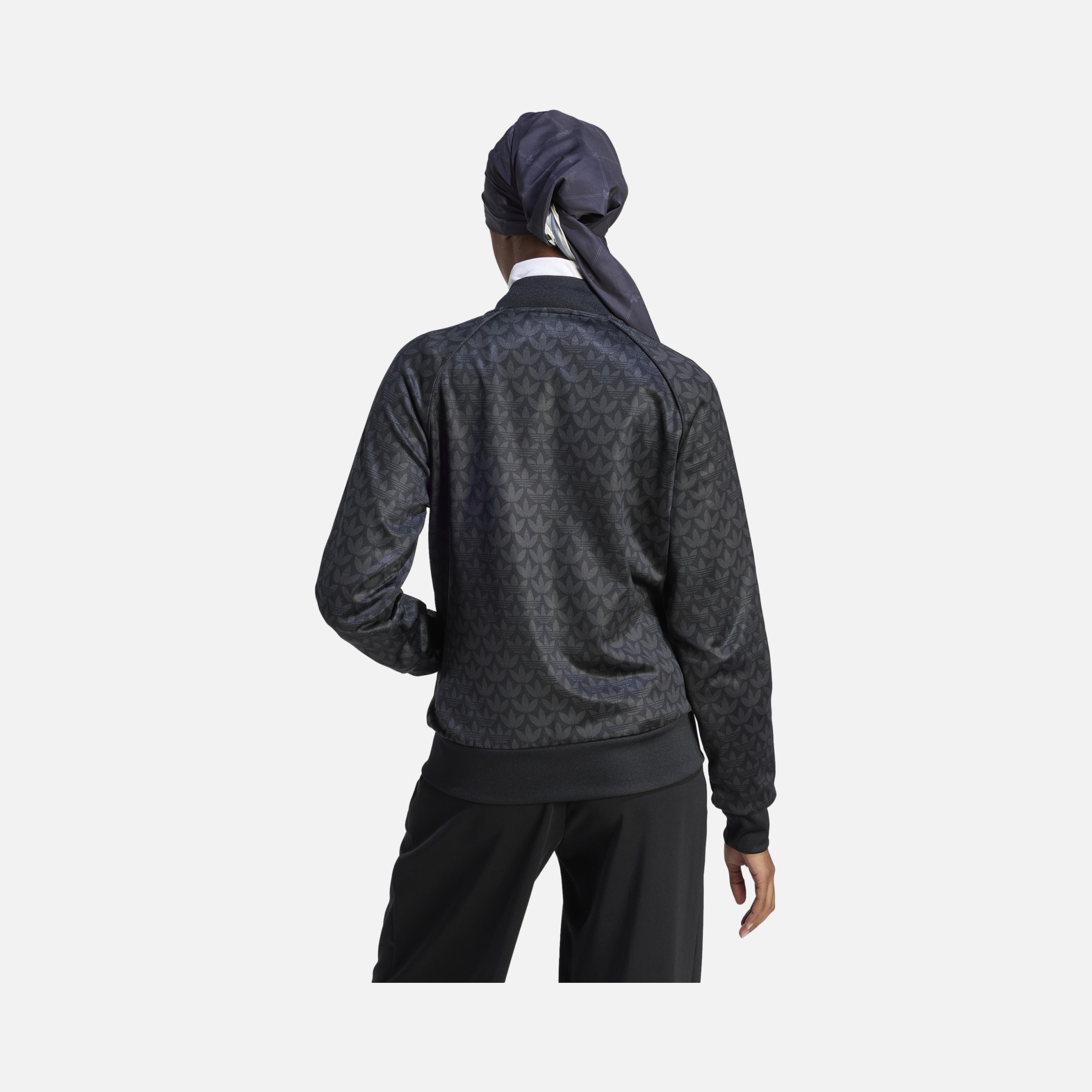 adidas Sportswear Trefoil Monogram SST 3-Stripes Full-Zip Hoodie Kadın Ceket