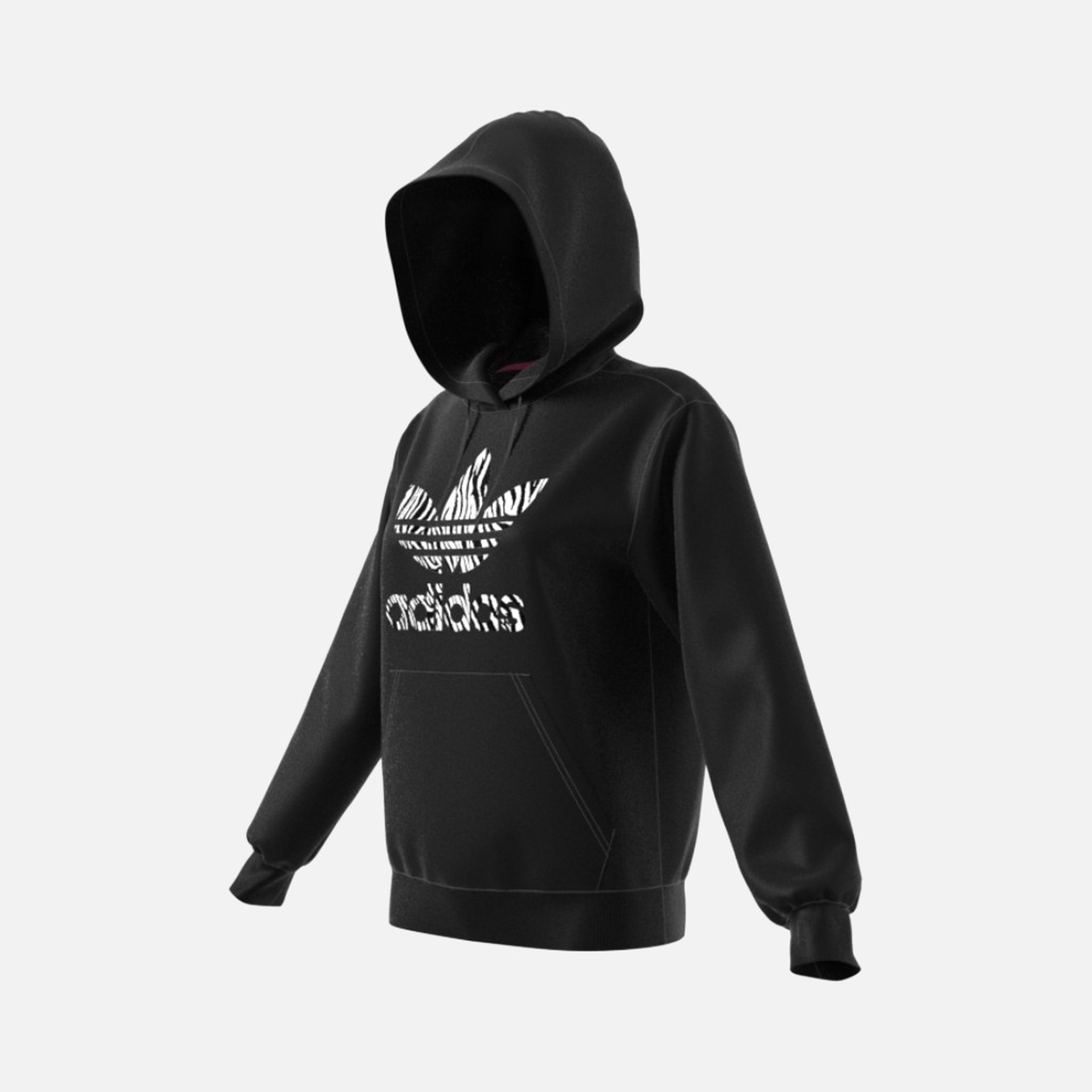 adidas Sportswear Zebra Animal Graphic Hoodie Kadın SweatShirt