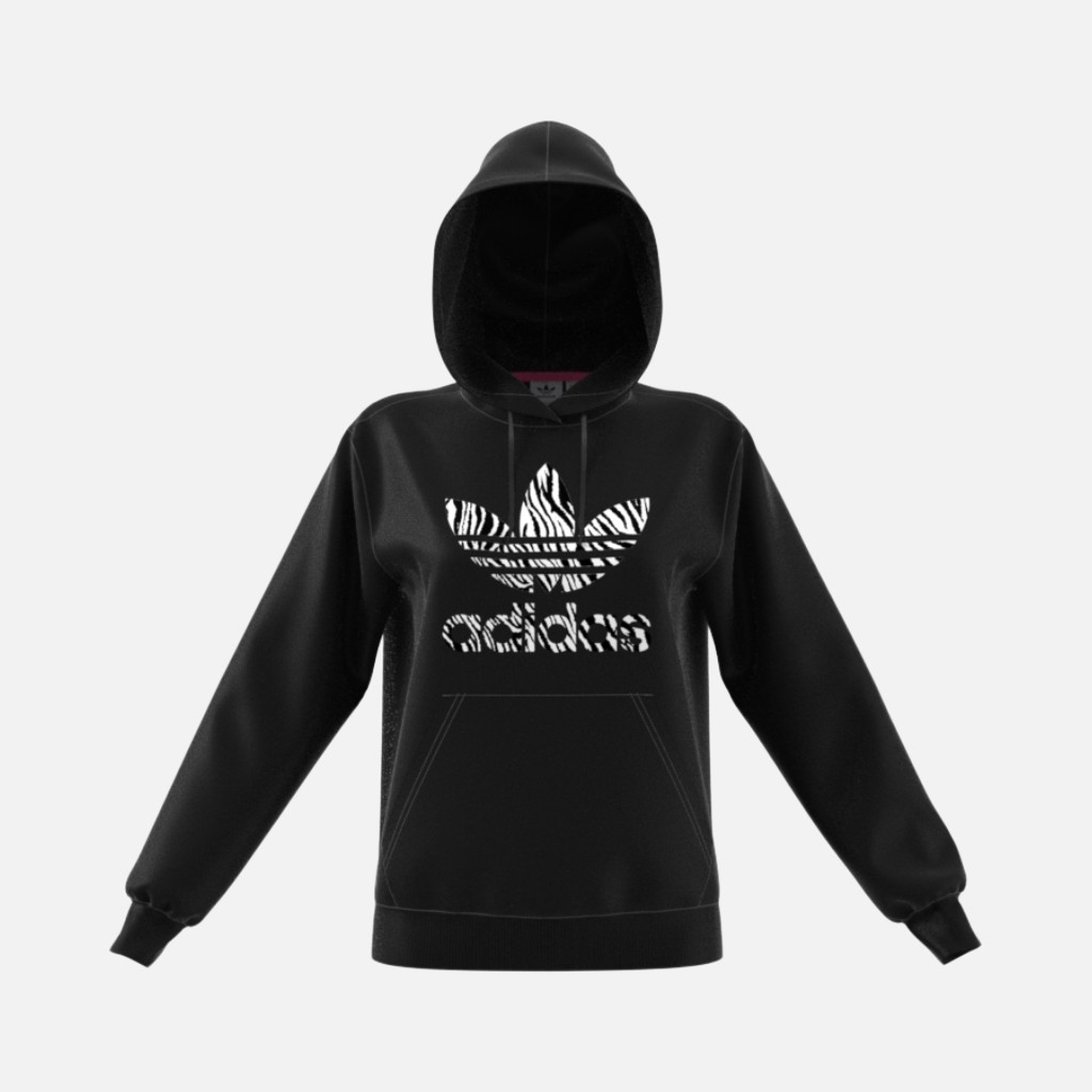 adidas Sportswear Zebra Animal Graphic Hoodie Kadın SweatShirt