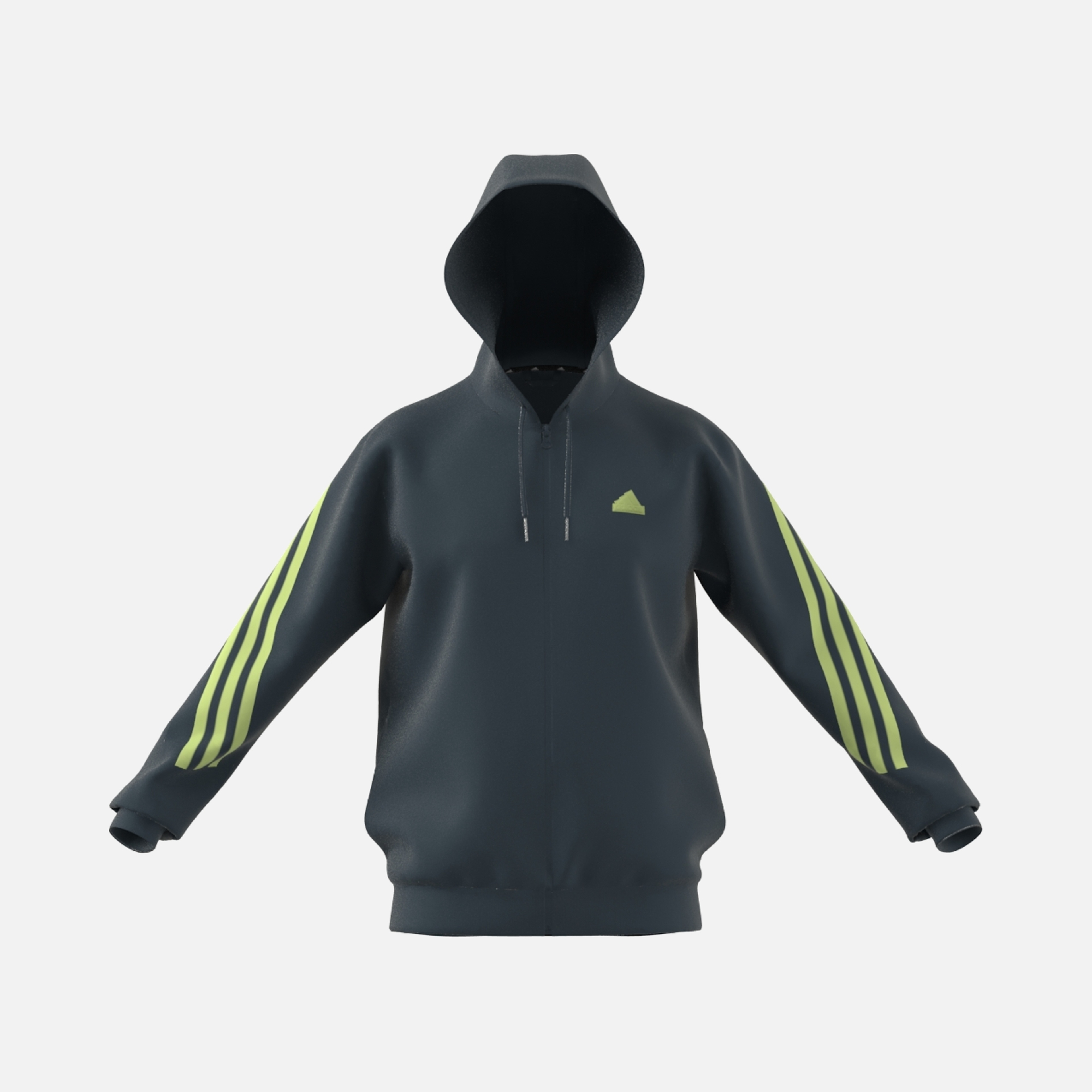 adidas Sportswear Future Icons FW23 3-Stripes Full-Zip Hoodie Erkek Sweatshirt