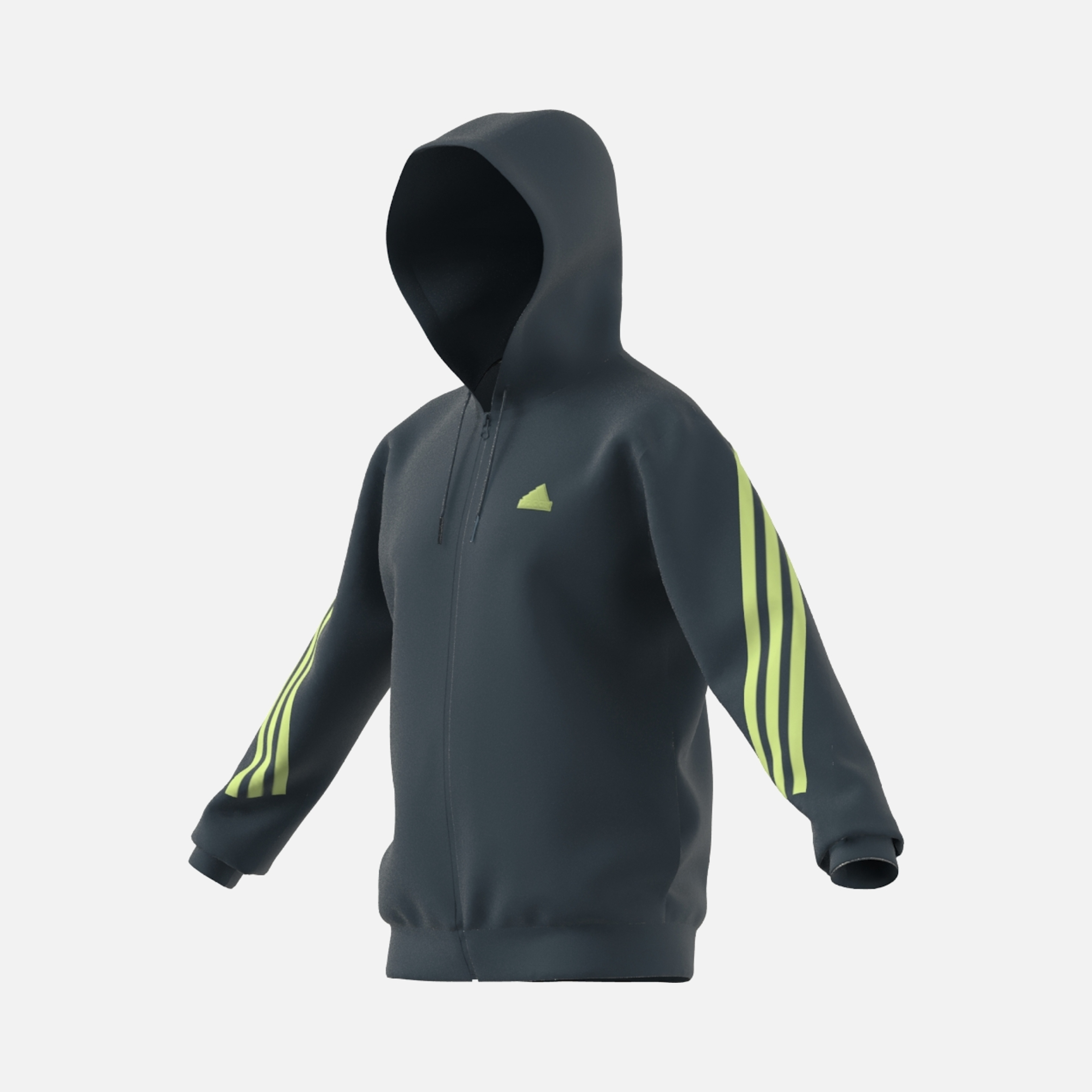 adidas Sportswear Future Icons FW23 3-Stripes Full-Zip Hoodie Erkek Sweatshirt