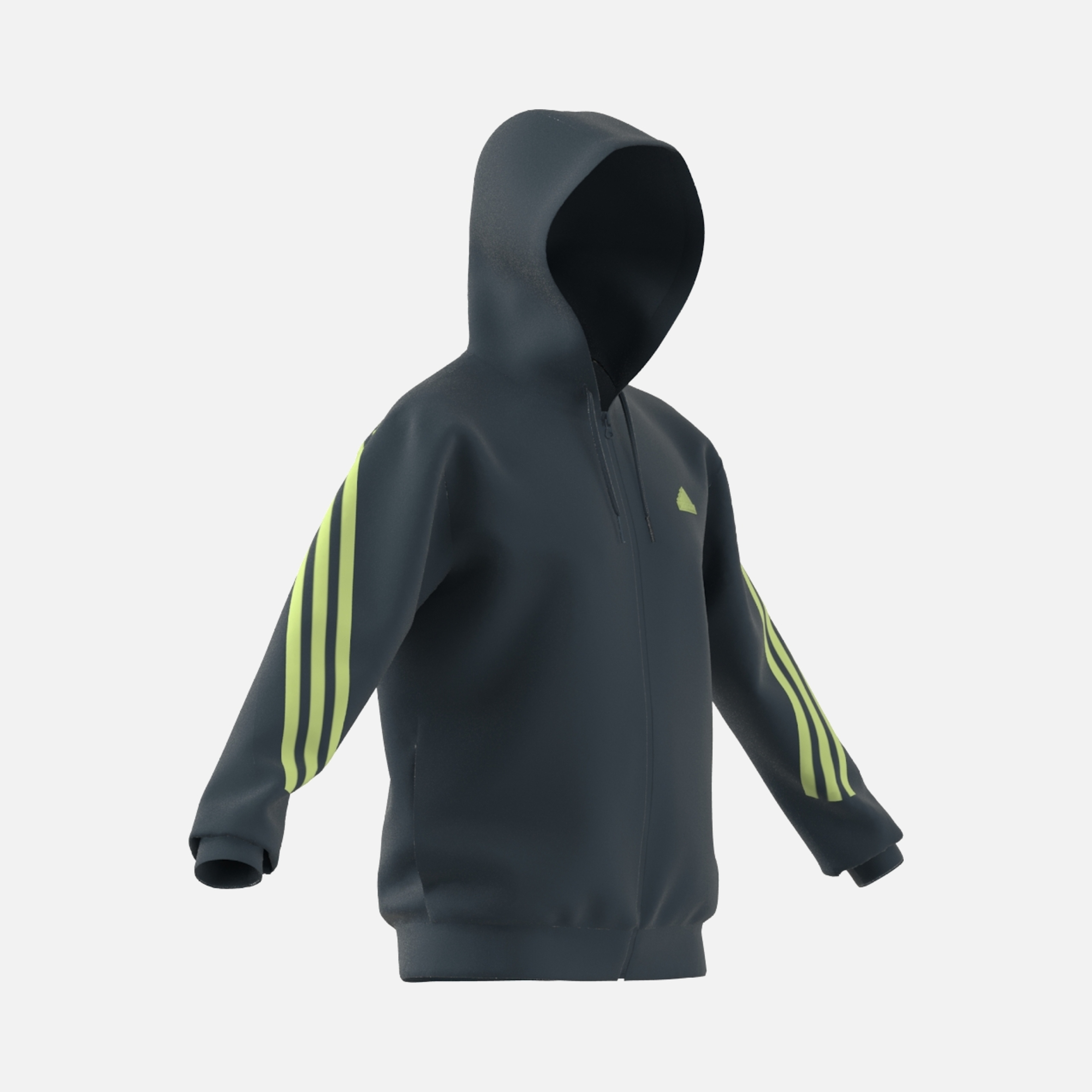 adidas Sportswear Future Icons FW23 3-Stripes Full-Zip Hoodie Erkek Sweatshirt