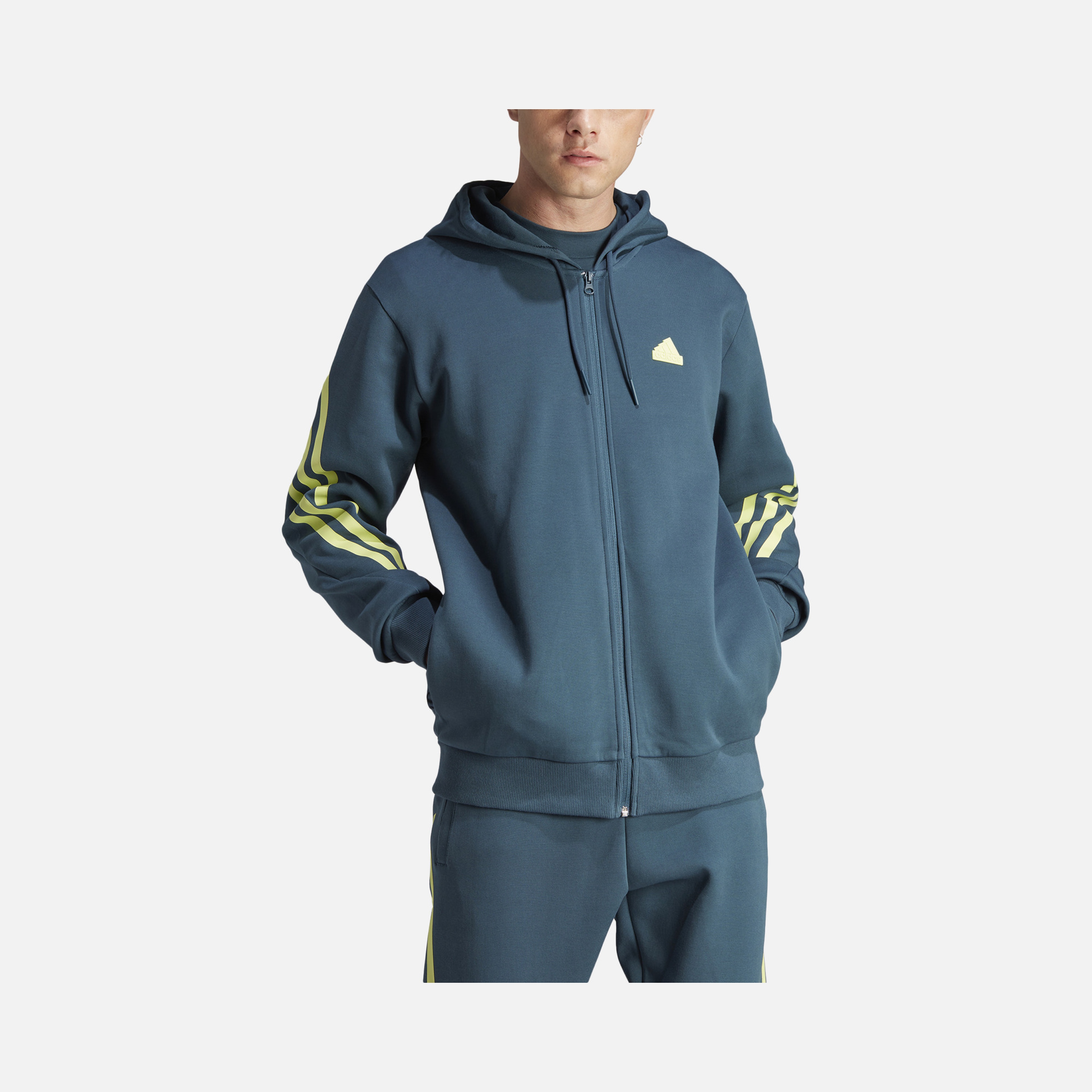 adidas Sportswear Future Icons FW23 3-Stripes Full-Zip Hoodie Erkek Sweatshirt