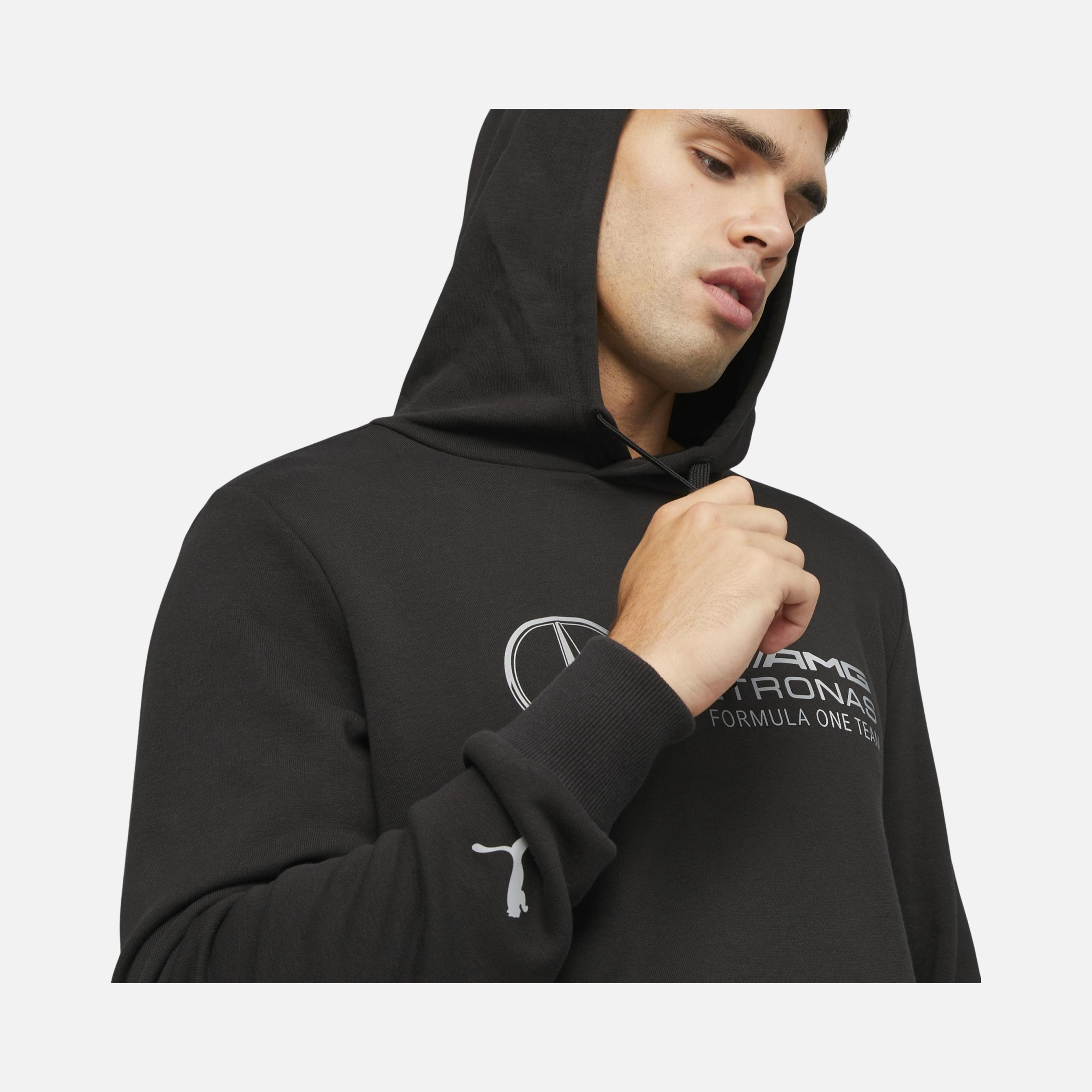 Puma Sportswear Mercedes-AMG Logo Hoodie Erkek Sweatshirt