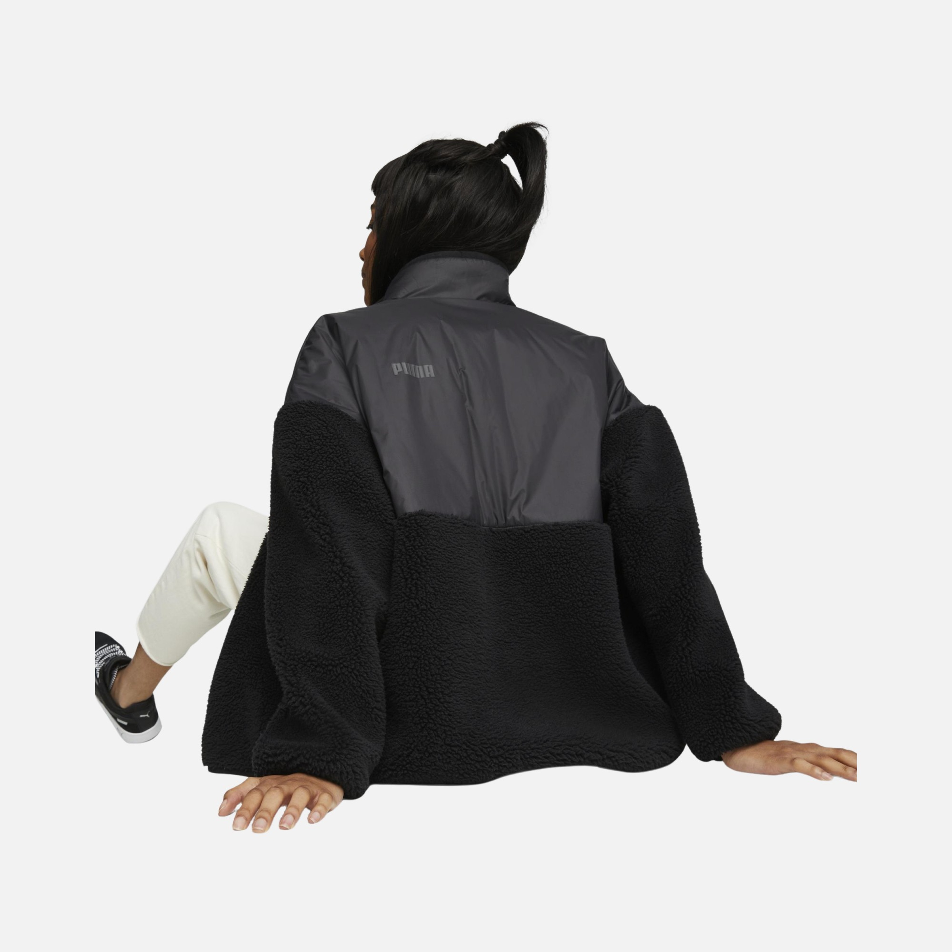 Puma Sportswear Sherpa Hybrid Full-Zip Kadın Ceket