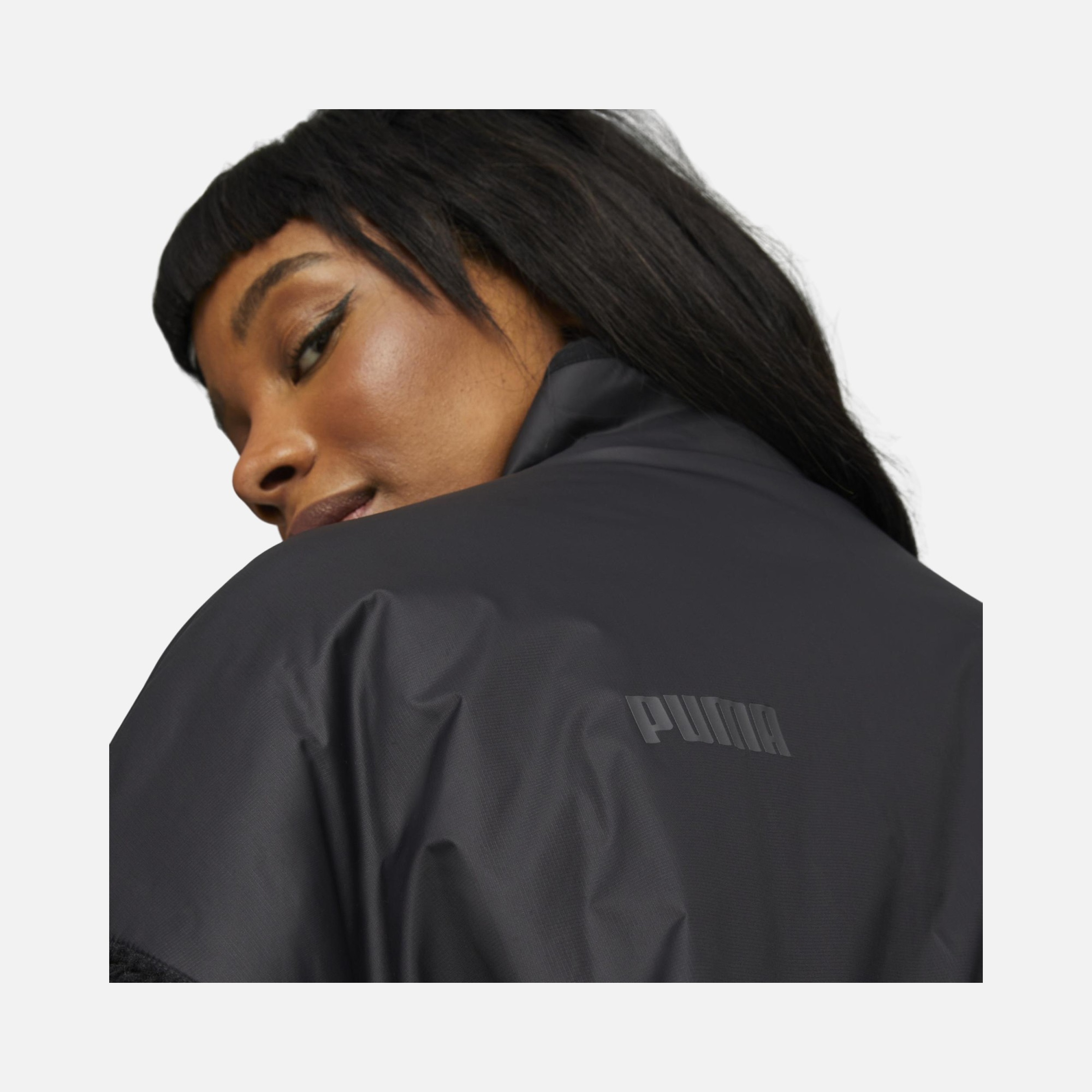 Puma Sportswear Sherpa Hybrid Full-Zip Kadın Ceket