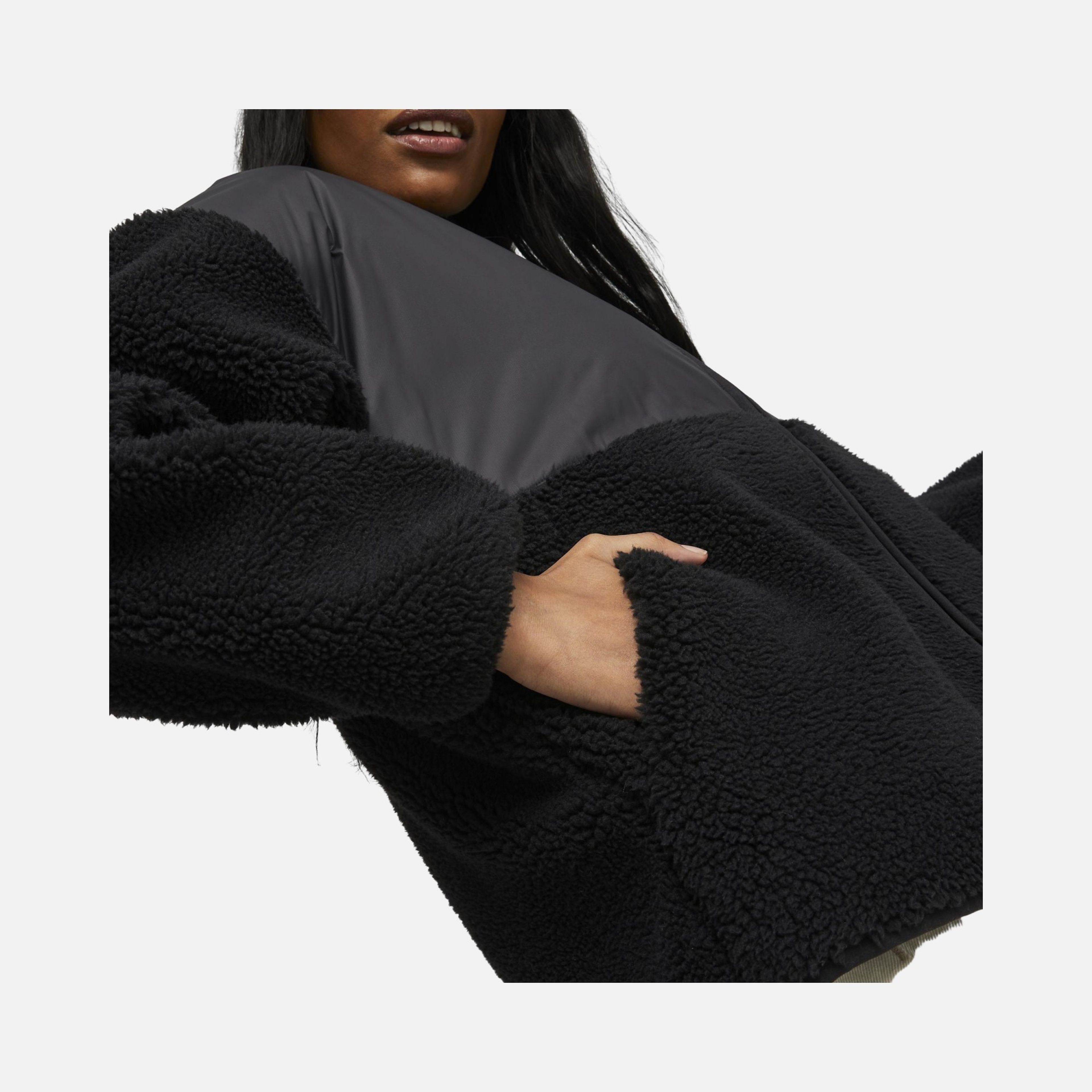 Puma Sportswear Sherpa Hybrid Full-Zip Kadın Ceket