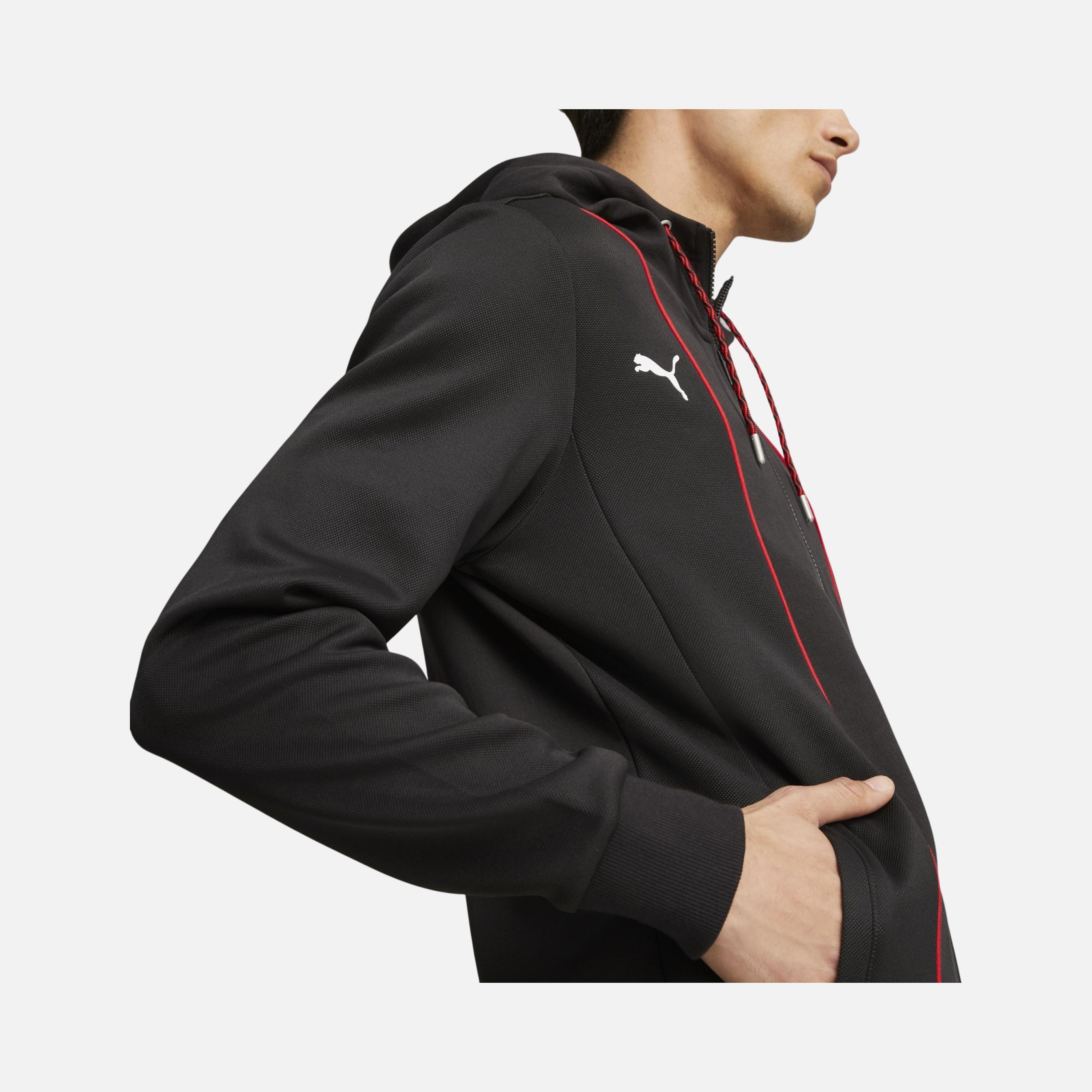 Puma Sportswear Ferrari Race Full-Zip Hoodie Erkek Sweatshirt