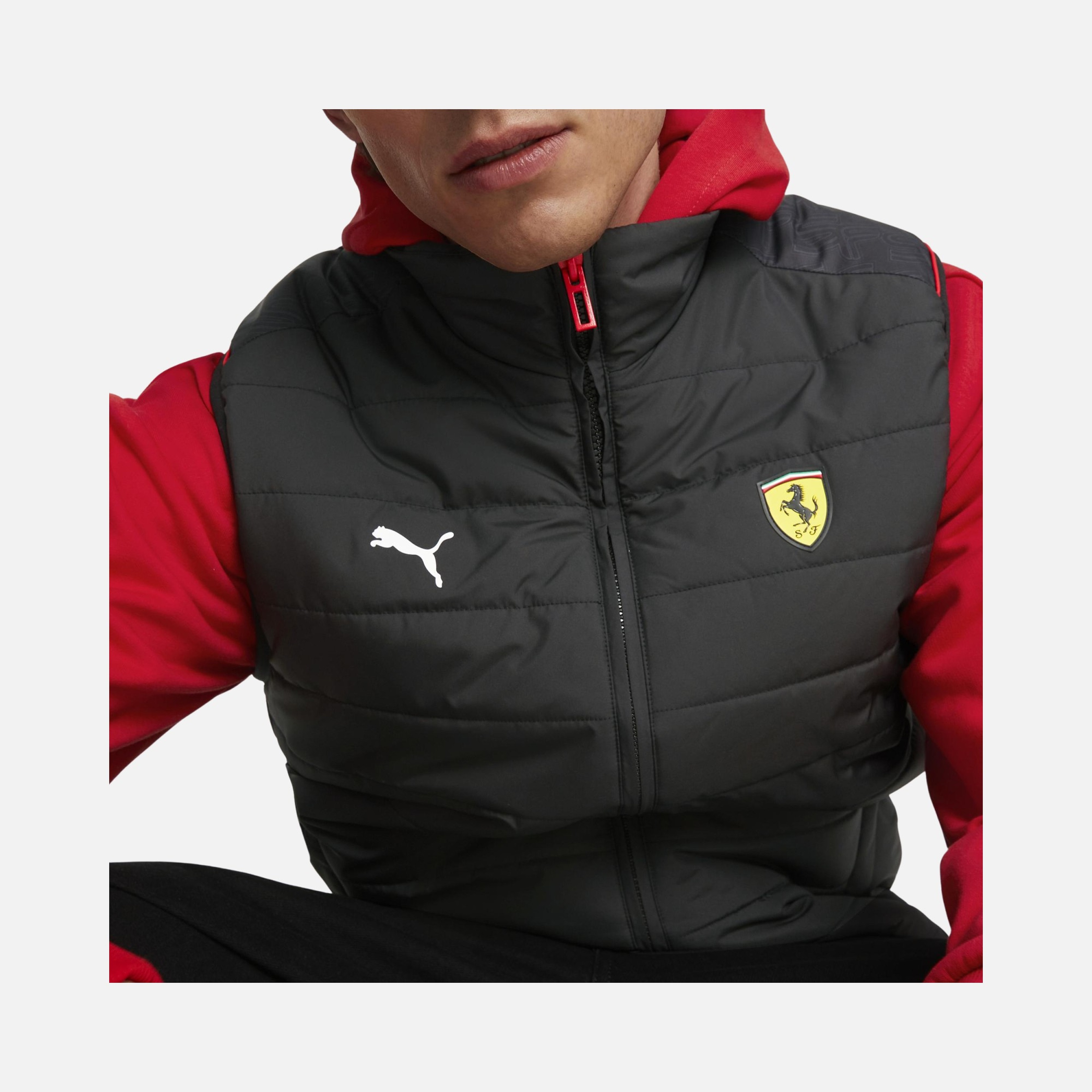 Puma Scuderia Ferrari Race Full-Zip Padded Erkek Yelek